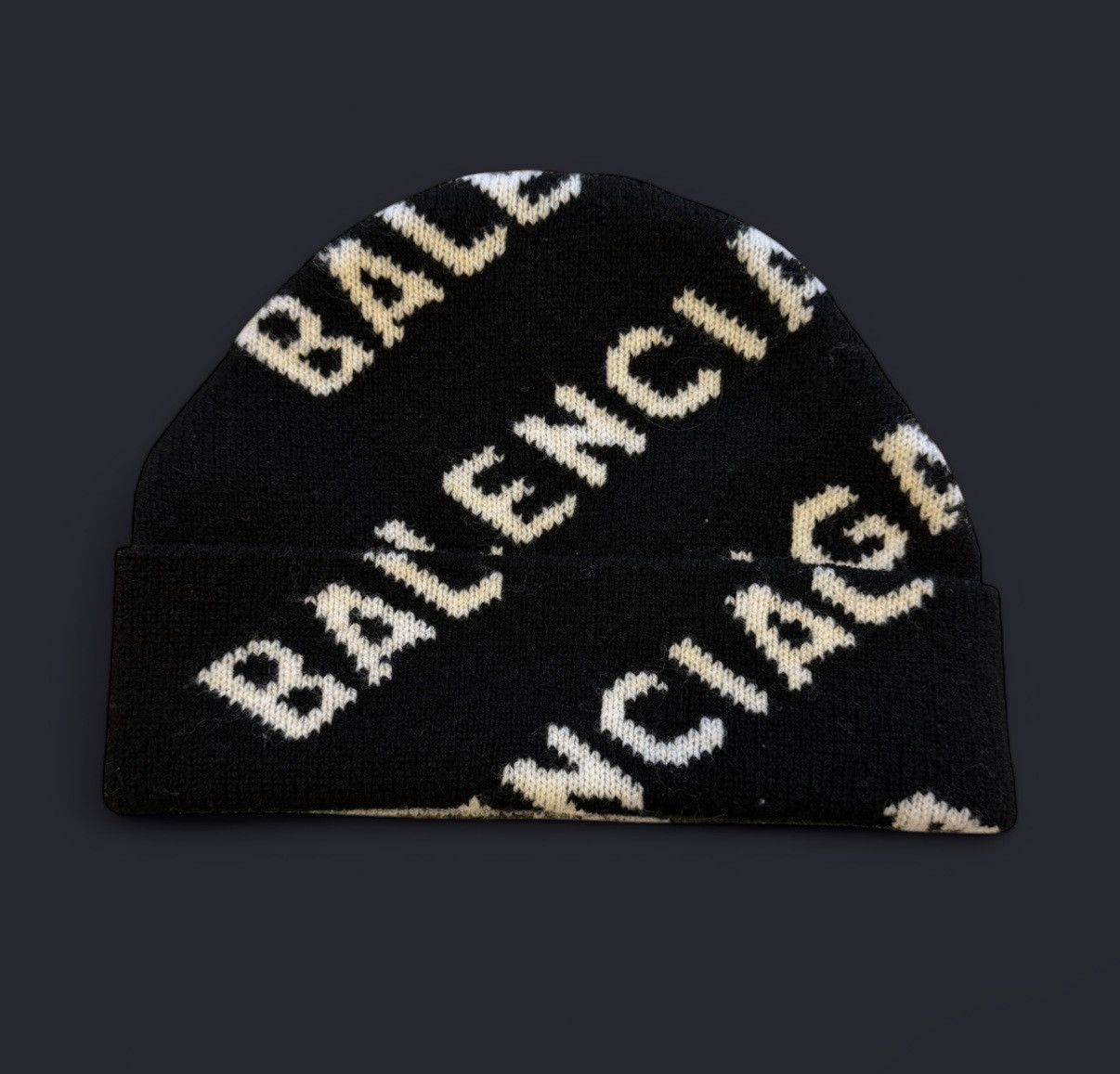 Balenciaga Balenciaga Wool Knit Beanie Size ONE SIZE - 1 Thumbnail