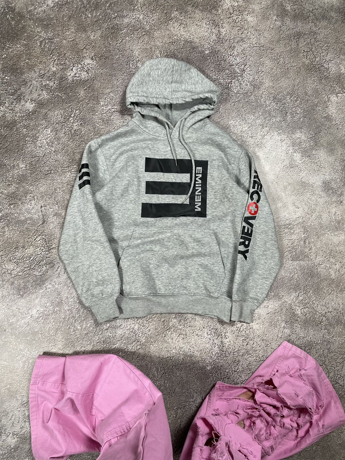 Vintage Vintage 90s Eminem Graphic Hoodie Streetwear Oversized M Size US M / EU 48-50 / 2 - 2 Thumbnail