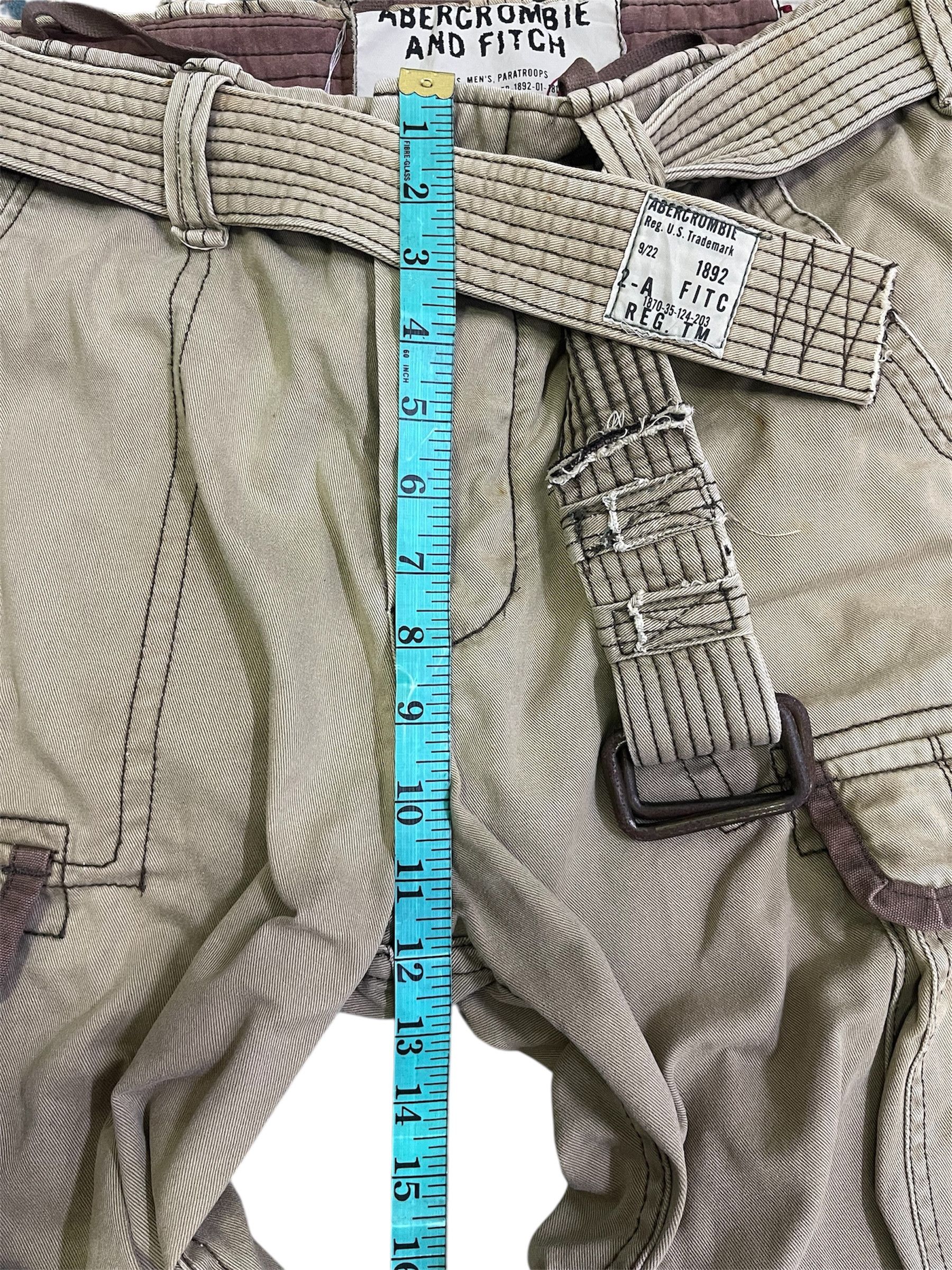 Abercrombie & Fitch A&F Combat Ultra Heavy Cargo Beige Size XL Size US 36 / EU 52 - 9 Thumbnail