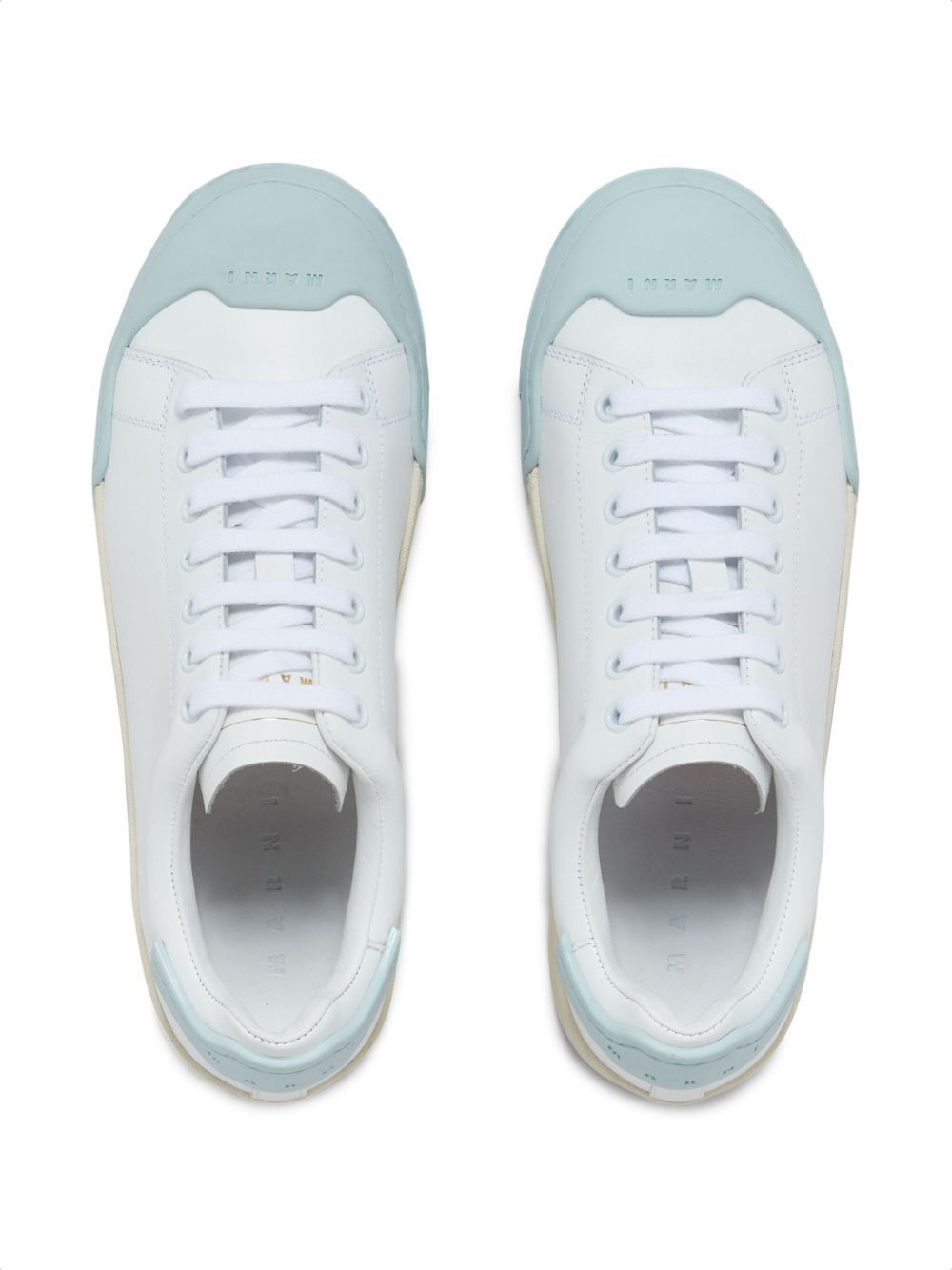 Marni o1w1db10125 Dada Bumper Leather Sneakers in White Size US 7 / IT 37 - 2 Thumbnail