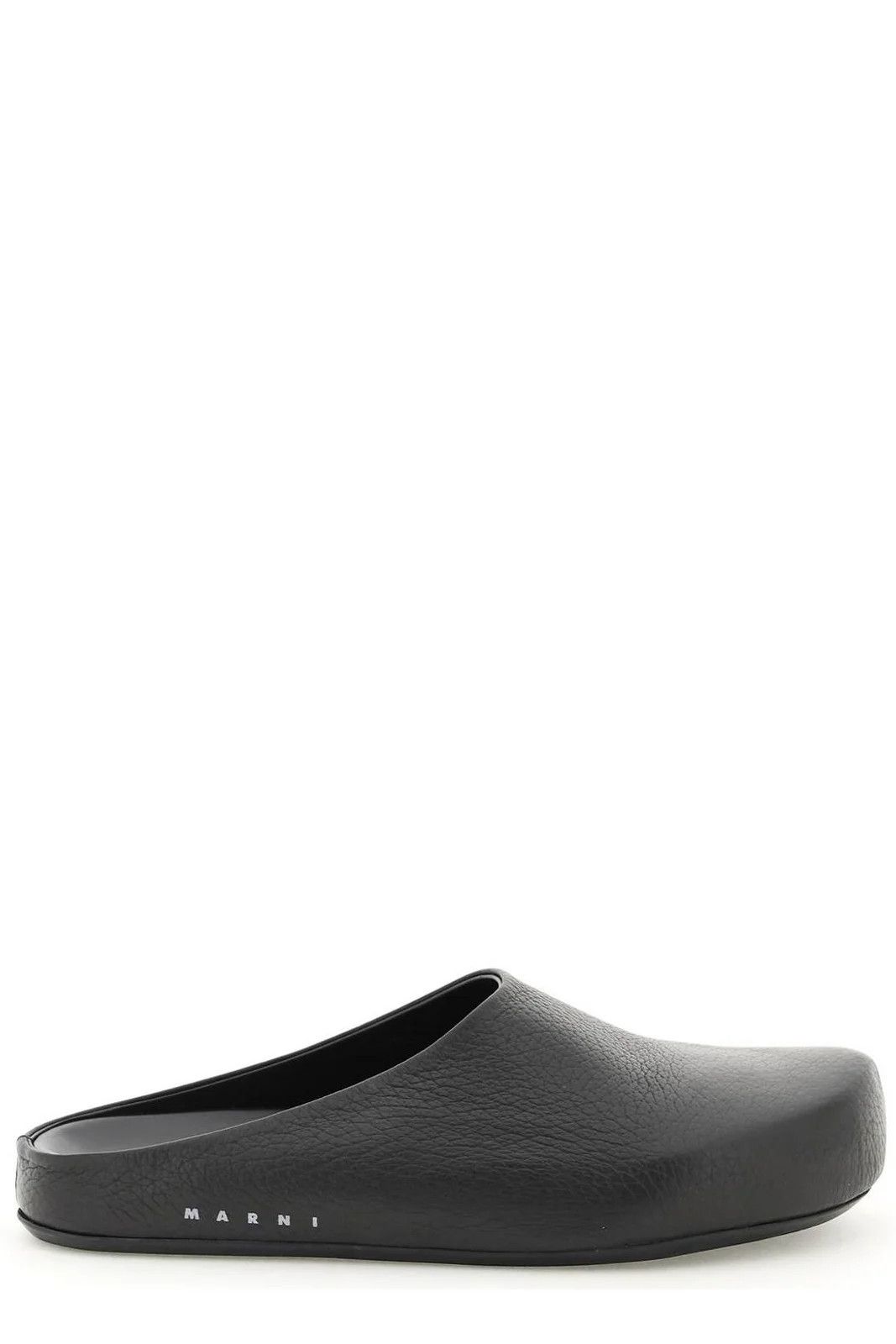 Marni o1w1db11024 Logo Printed Slip-On Clogs in Black Size US 10 / EU 43 - 1 Thumbnail