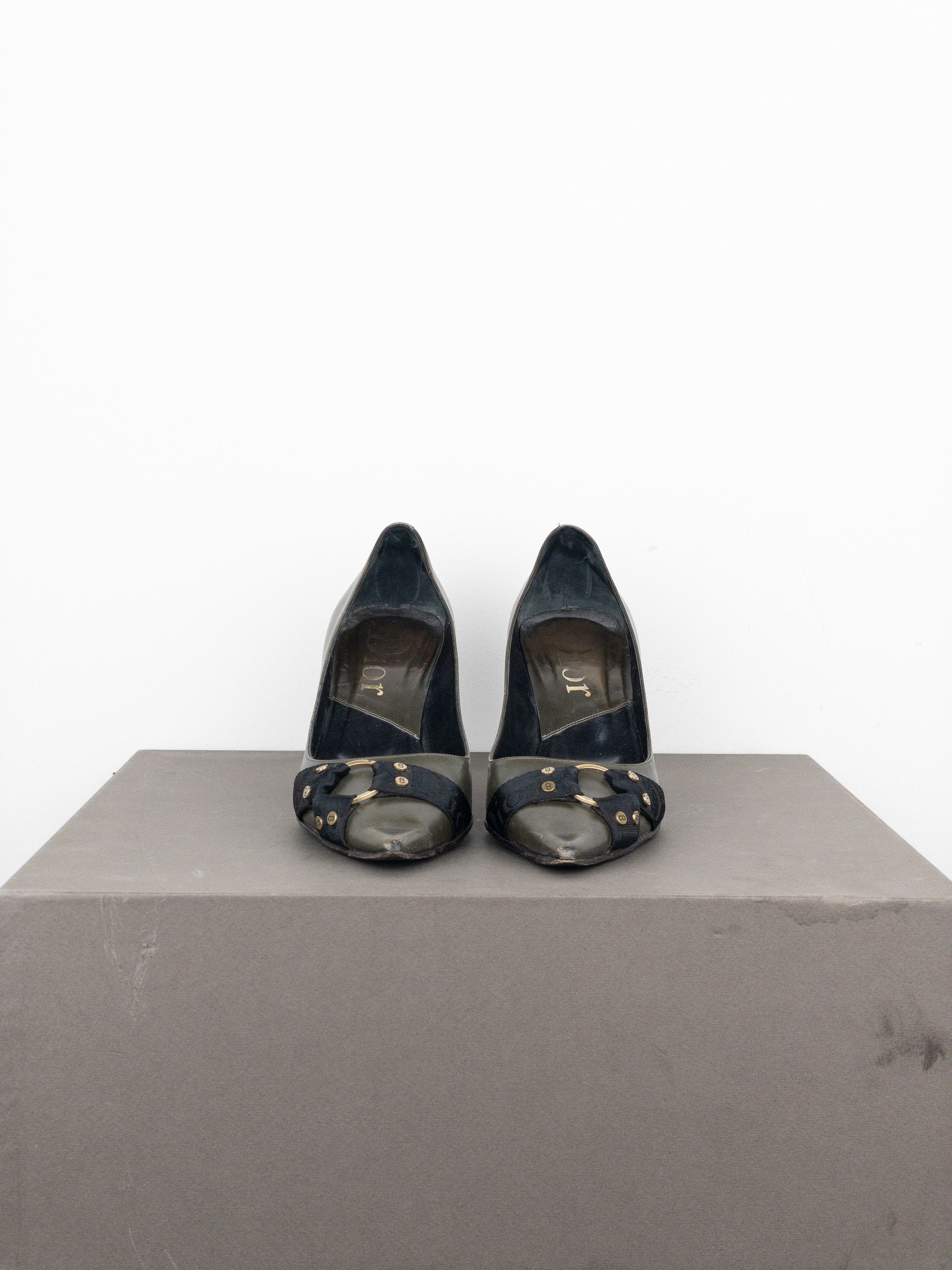 Dior Dior by Galliano AW04 Parachute Bondage Pump Heels Size US 7.5 / IT 37.5 - 5 Thumbnail