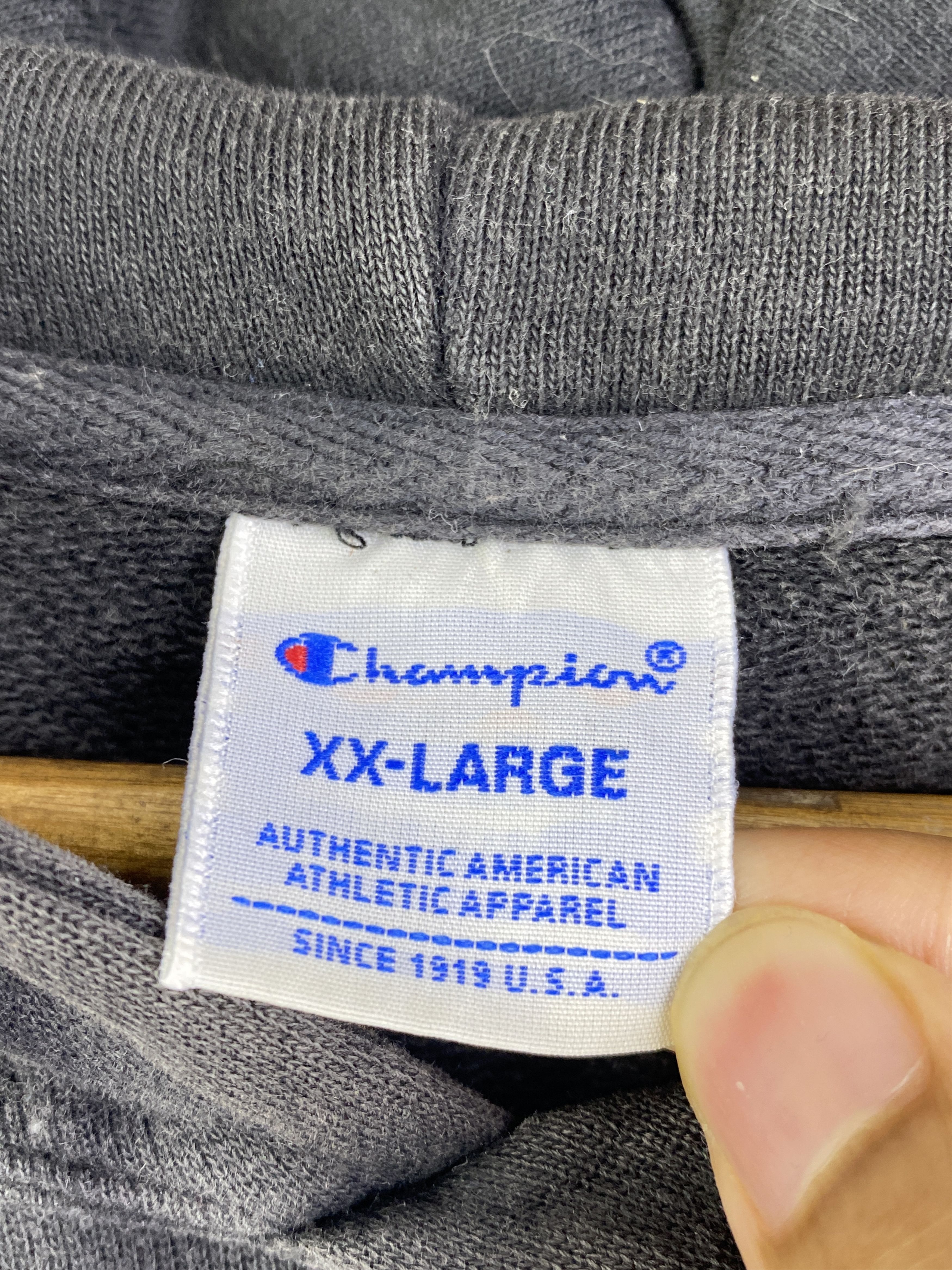 Champion Vintage Champion Spell Out Hoodie SH0293 Size US XXL / EU 58 / 5 - 5 Thumbnail