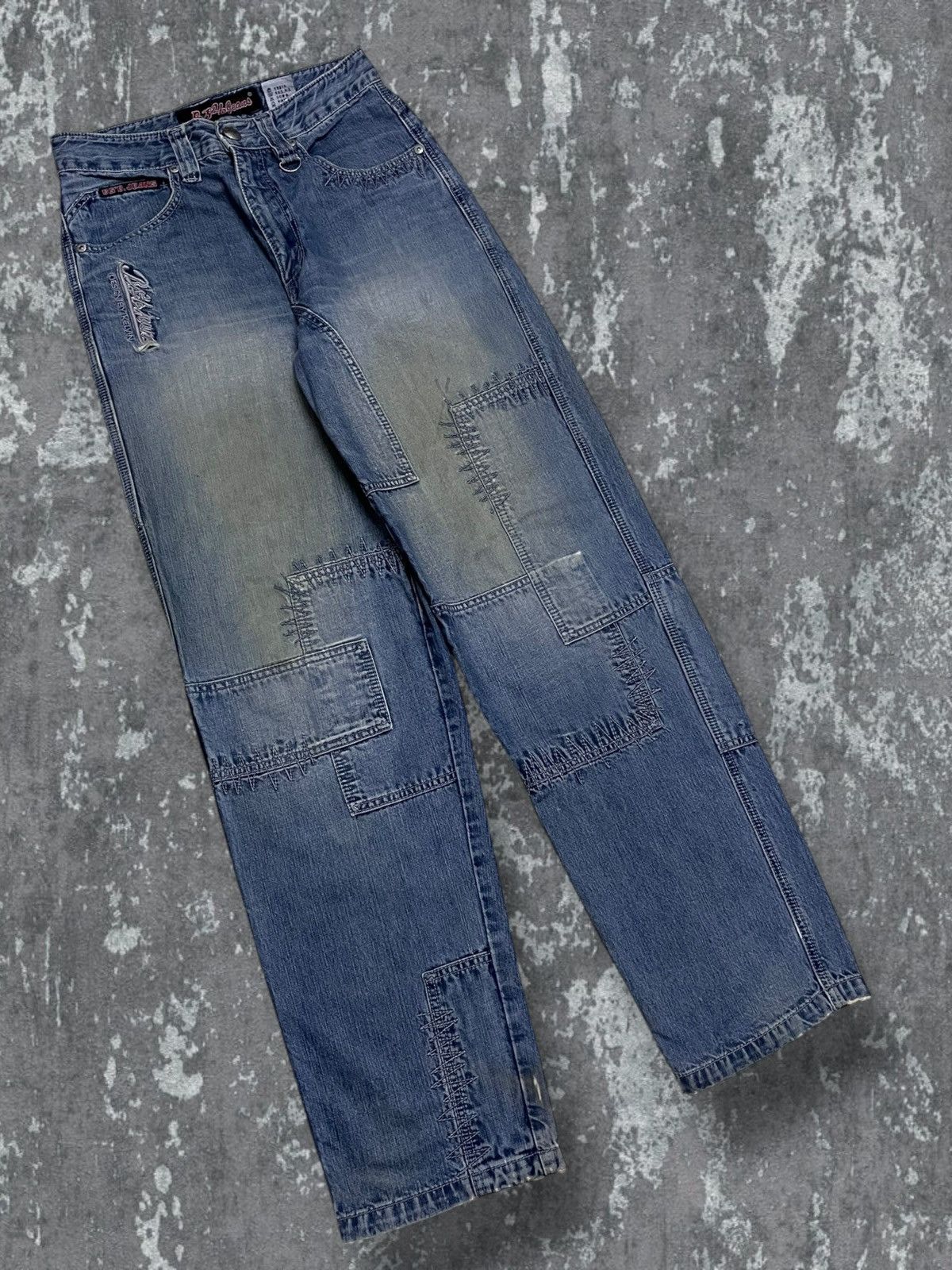 Japanese Brand Vintage Japan Designer 90S Streetwear B.SB Baggy Distressed Size US 28 / EU 44 - 2 Thumbnail