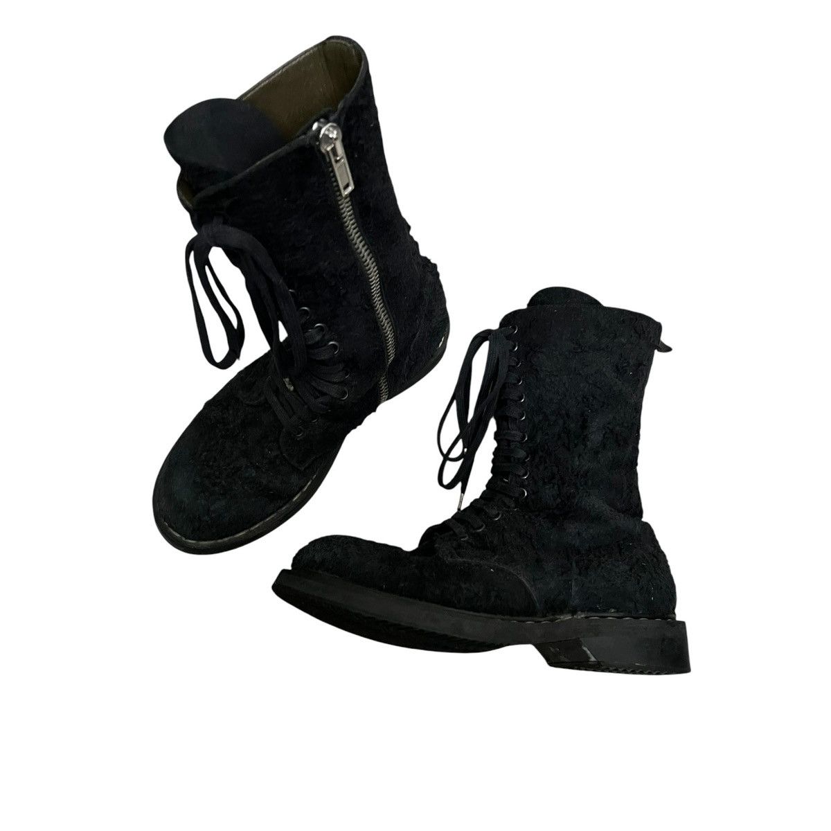 Rick Owens Rick Owen’s destroyed suede ranger boots Size US 8.5 / EU 41-42 - 6 Thumbnail