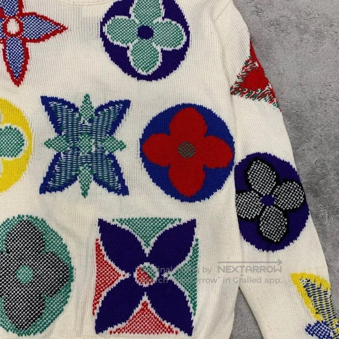 Louis Vuitton louis vuitton colorful round-neck sweater. Size M / US 6-8 / IT 42-44 - 2 Thumbnail