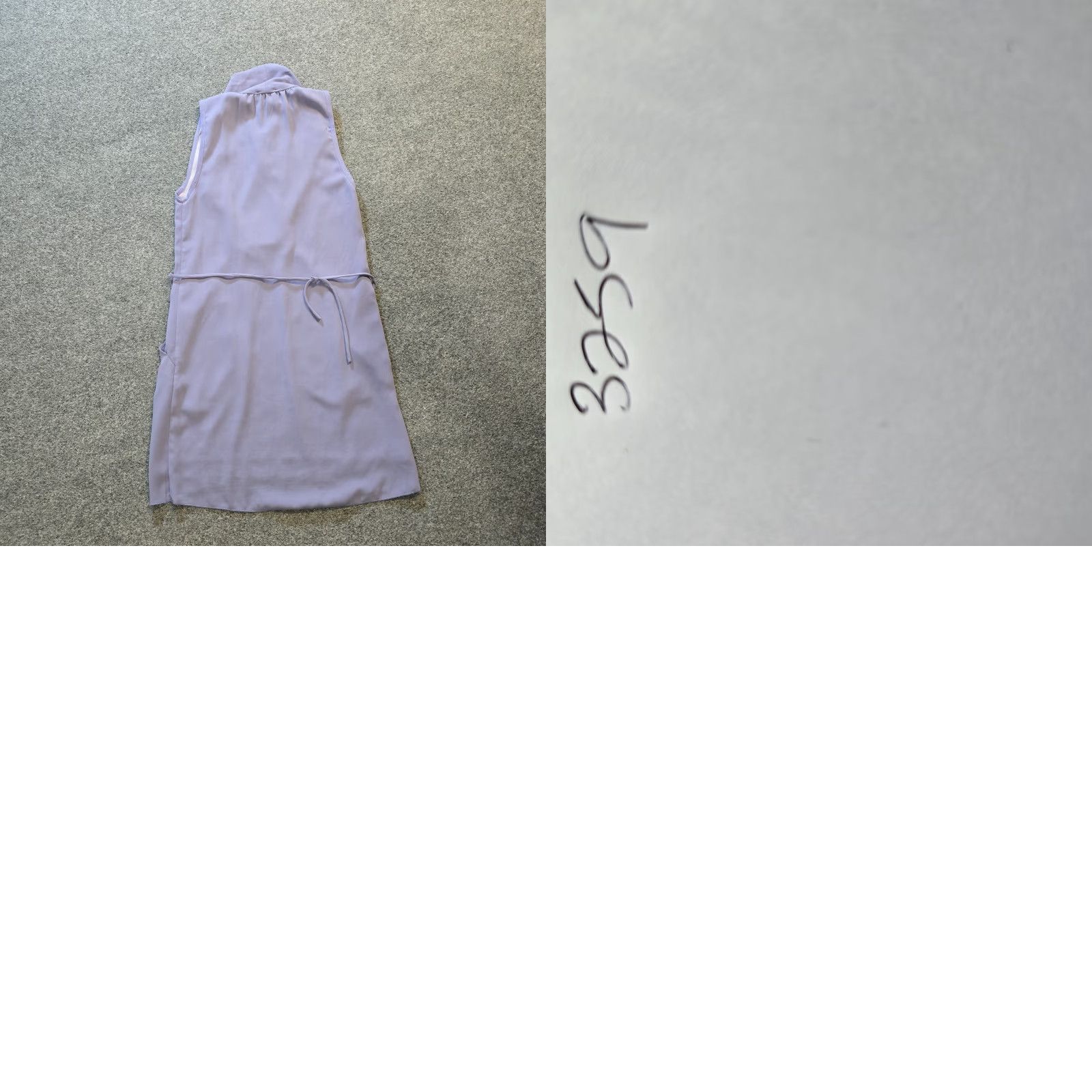 Vintage Wilfred Dress Womens XXS Purple Sleeveless V-Neck Chiffon Polyester Belted Mini Aritzia Capsule Size XXS / US 00 / IT 34 - 8 Thumbnail