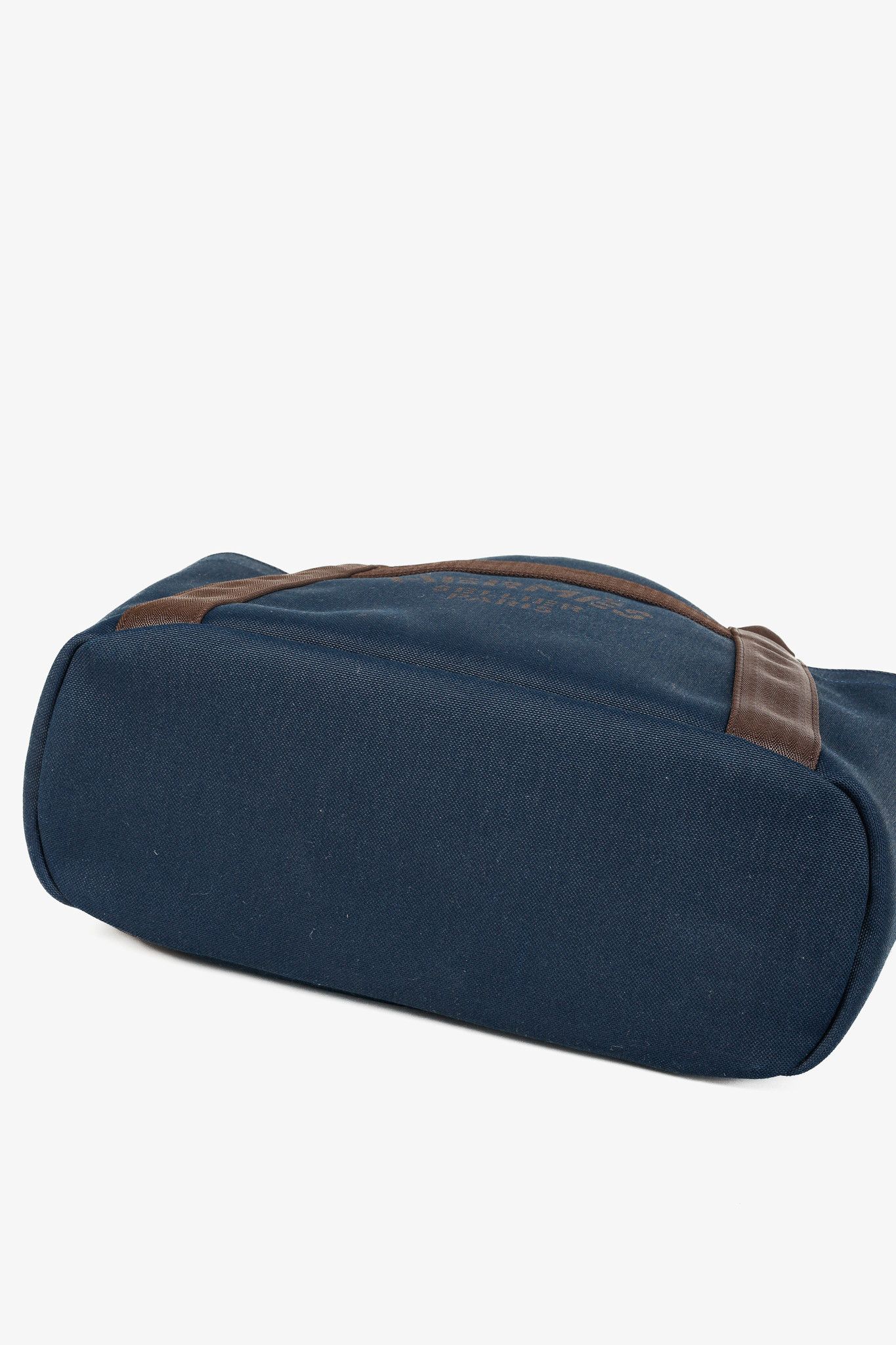 Hermes Hermes Grooming Bleu Navy & Feu Canvas Bag Size ONE SIZE - 5 Thumbnail