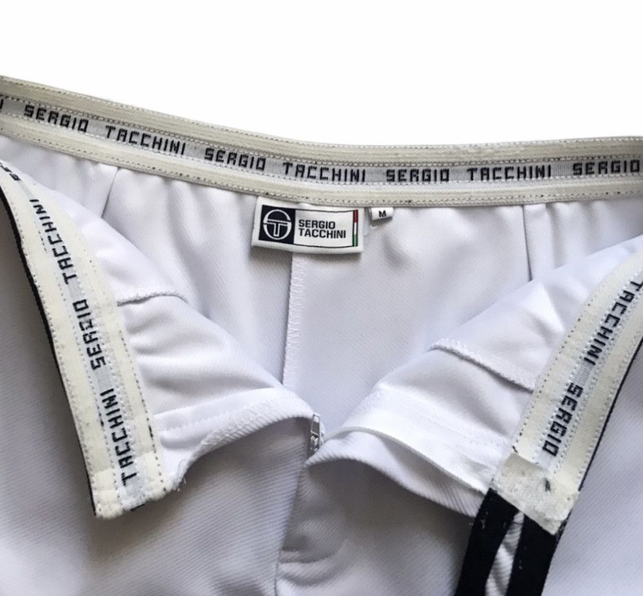 Sergio Tacchini Sergio Tacchini Vintage Tennis Ribbed Shorts White Size US 30 / EU 46 - 4 Thumbnail