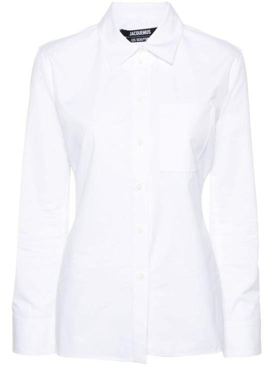 Jacquemus JACQUEMUS Women Shirts 241SH064 1520100 White Size M / US 6-8 / IT 42-44 - 1 Thumbnail