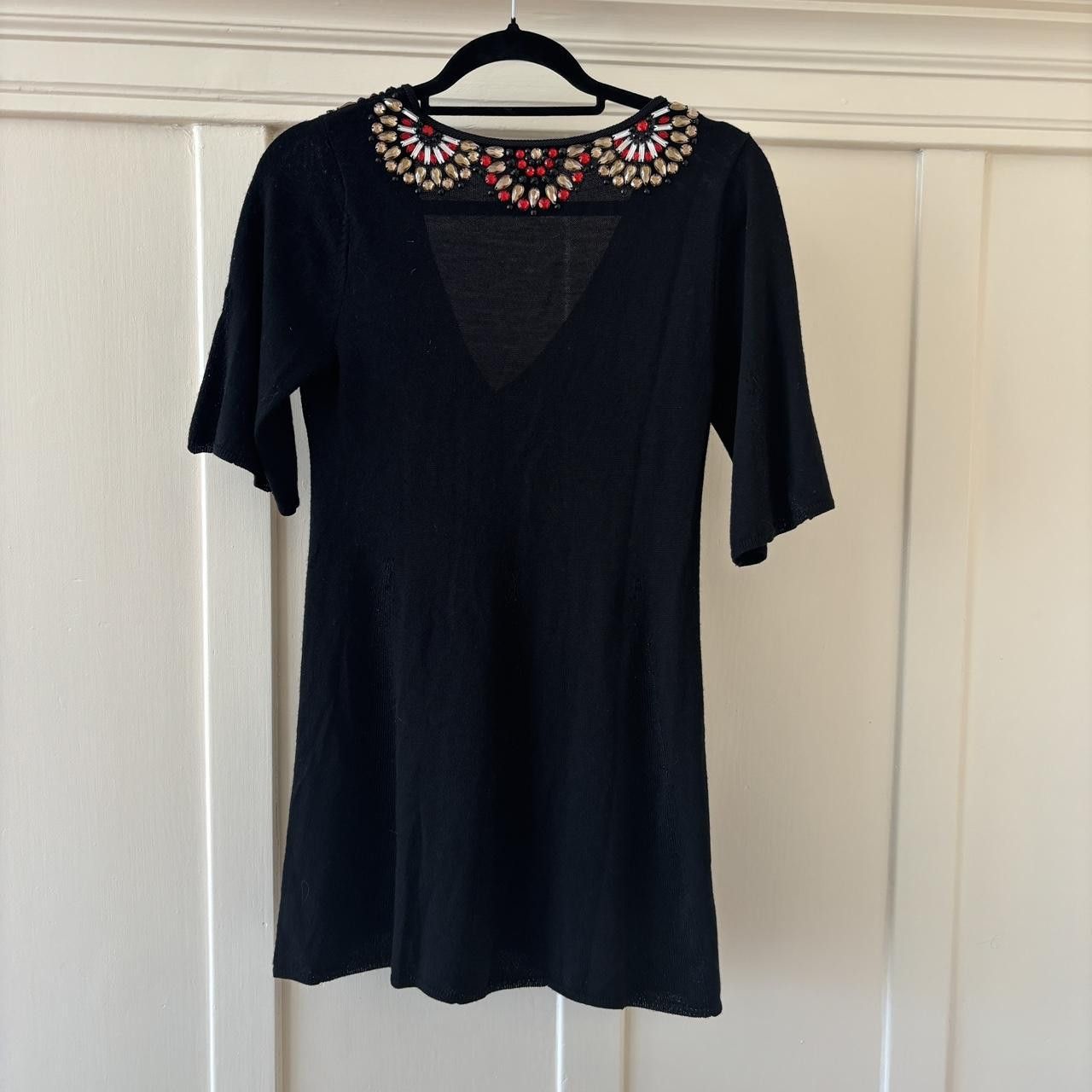 Nanette Lepore Vintage Boho Mini 100% Merino Dress/Tunic Size S / US 4 / IT 40 - 7 Thumbnail