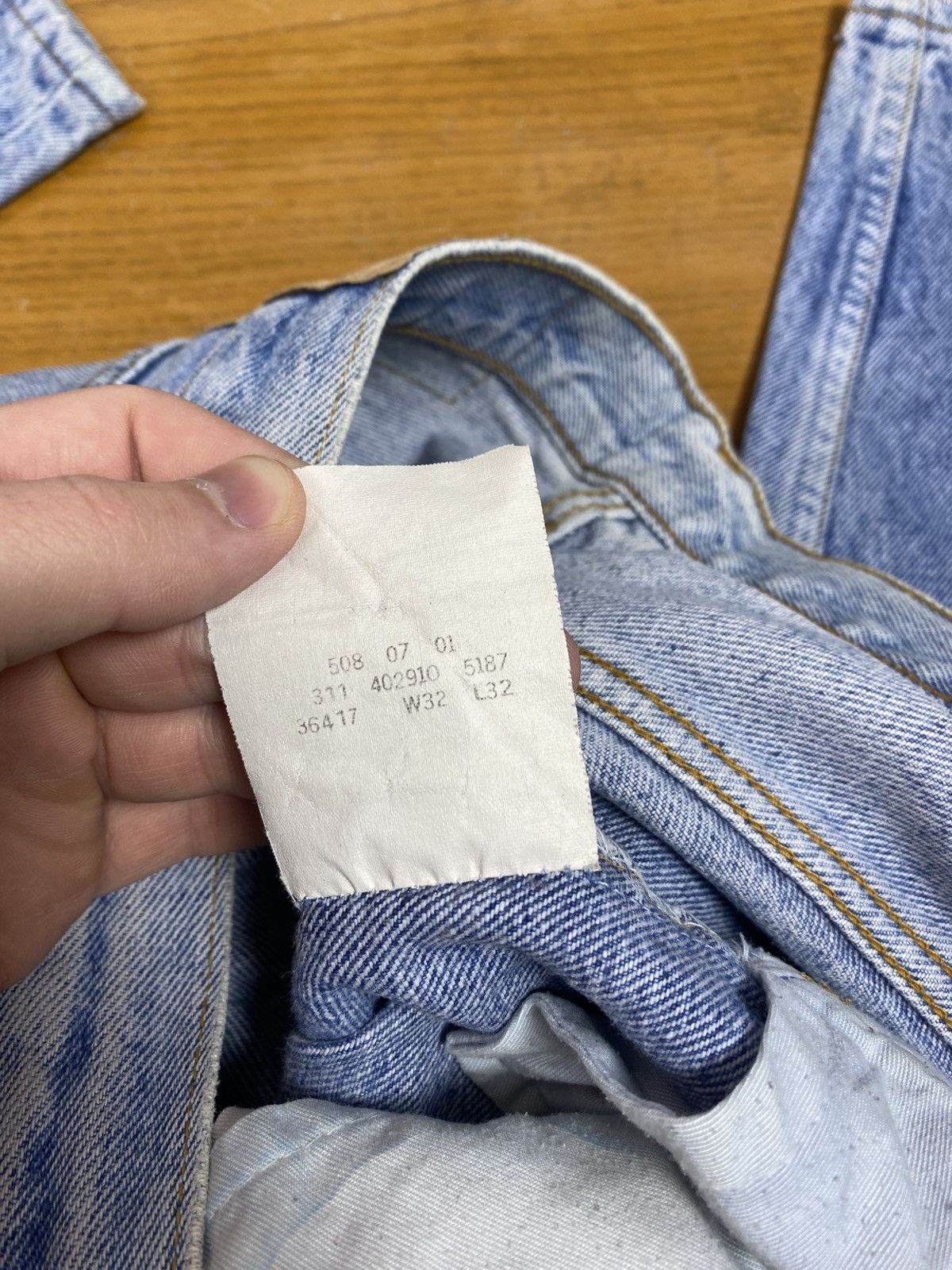 Levi's × Levi's Vintage Clothing × Vintage Vintage 90s Levi’s 508 jeans denim Size US 32 / EU 48 - 8 Thumbnail