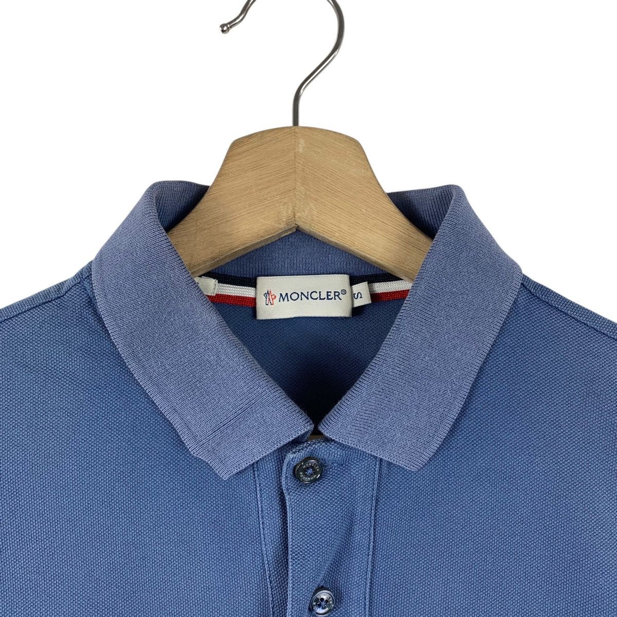 Moncler MONCLER blue polo tee Size US S / EU 44-46 / 1 - 5 Thumbnail