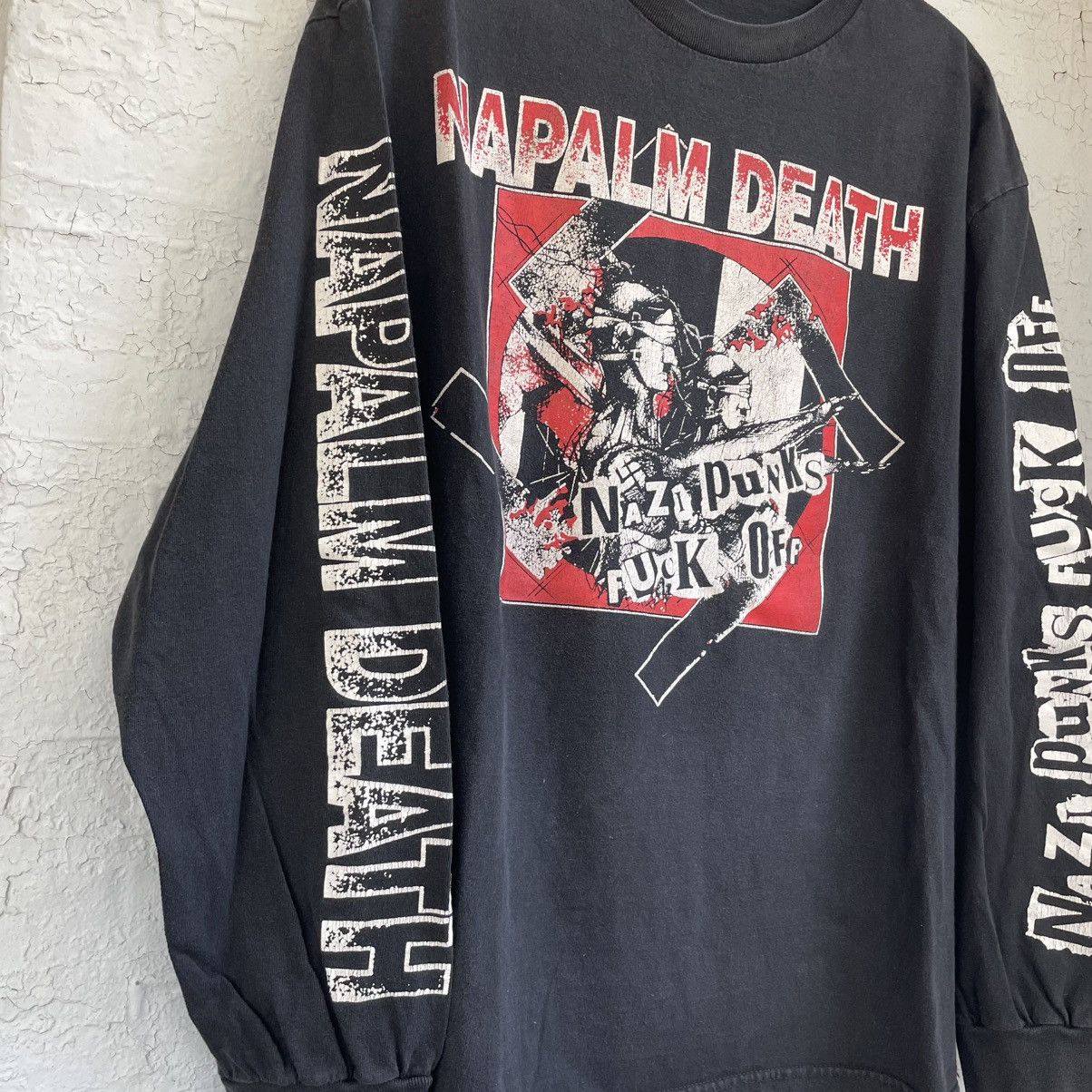 Vintage Vintage Napalm Death Band shirt Size US XL / EU 56 / 4 - 2 Thumbnail