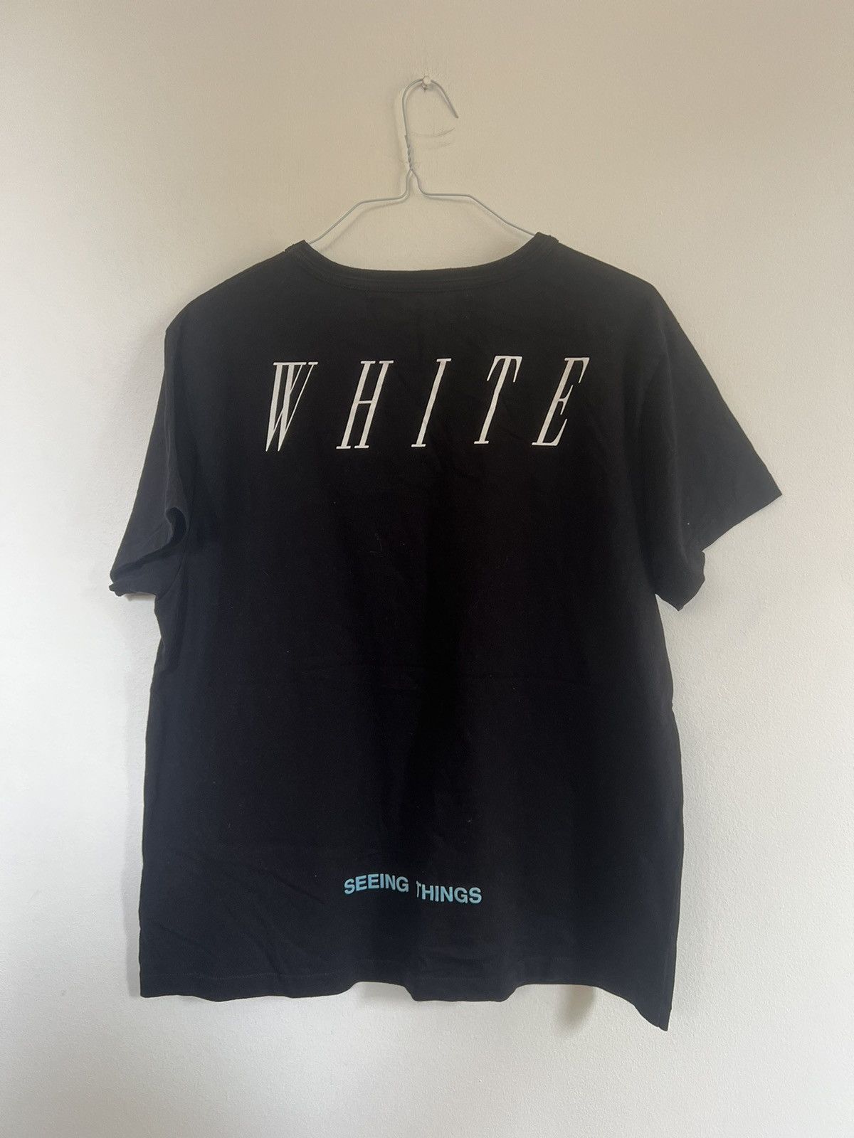 Off White “NOT REAL” 17FW TEE
