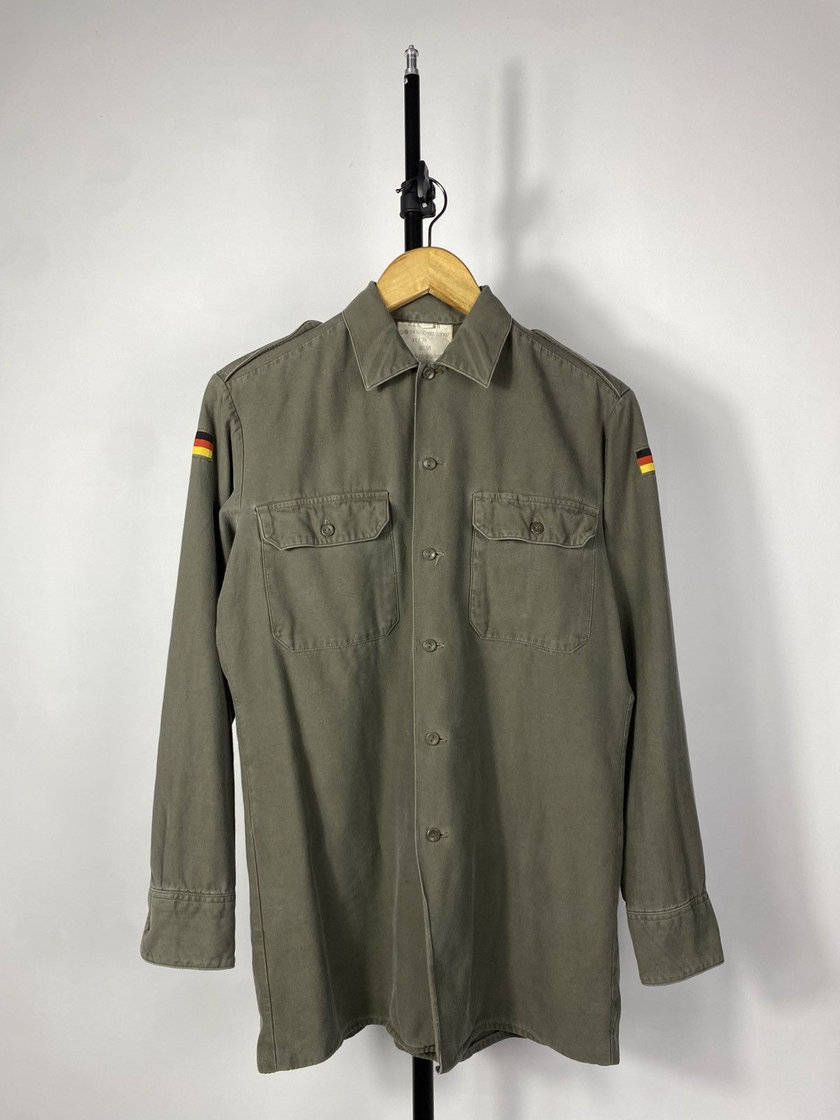 Vintage Vintage 70s Archive Army Military cotton West German jacket Size US S / EU 44-46 / 1 - 1 Thumbnail