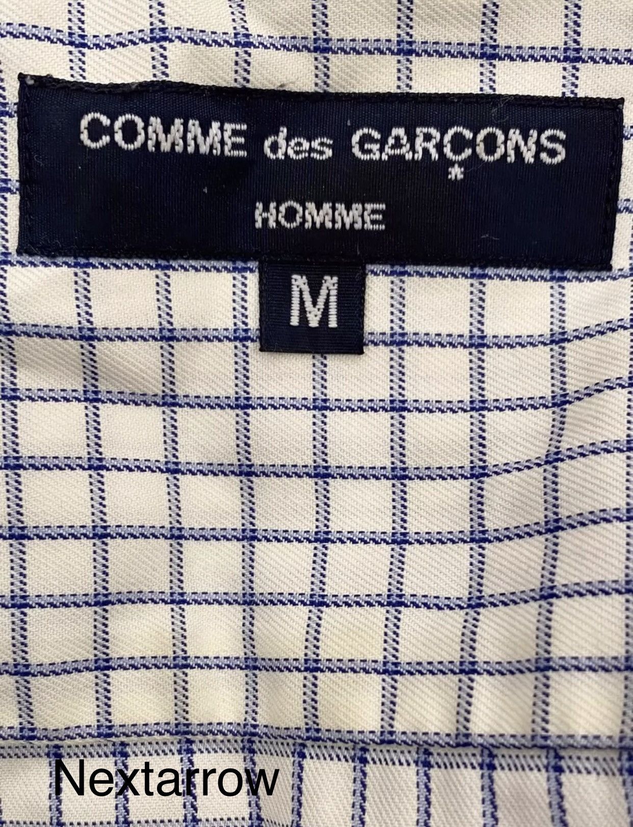 Comme des Garcons Plaid patchwork shirt 2412-Nextarrow Size US M / EU 48-50 / 2 - 2 Thumbnail