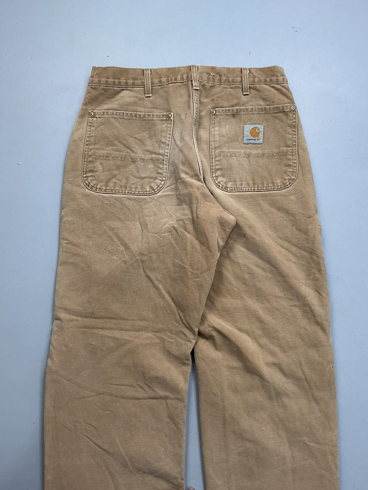 Carhartt Vintage Carhartt B10 BRN quintet line carpenter workwear Size US 32 / EU 48 - 14 Thumbnail