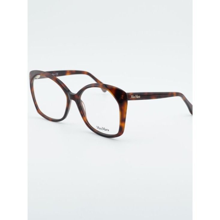 Max Mara Max Mara MM5029 052 Eyeglasses Havana 57mm Square Frame Size ONE SIZE - 1 Thumbnail