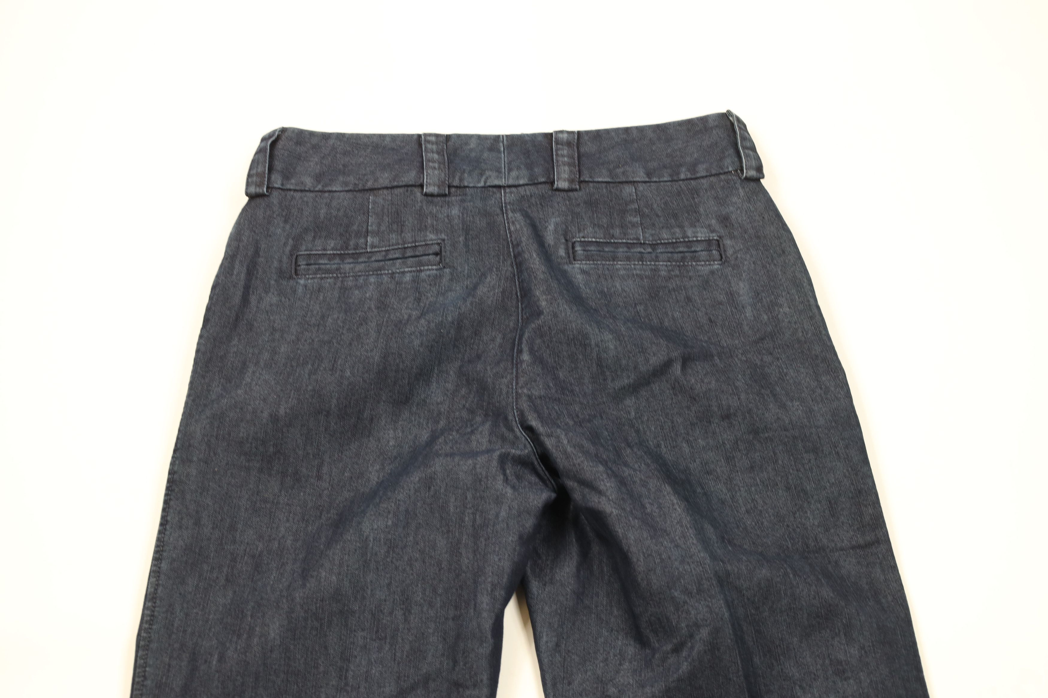 Express × Vintage Vintage Y2K Express Stretch Wide Leg Bell Bottoms Jeans Blue Size 28" / US 6 / IT 42 - 10 Thumbnail