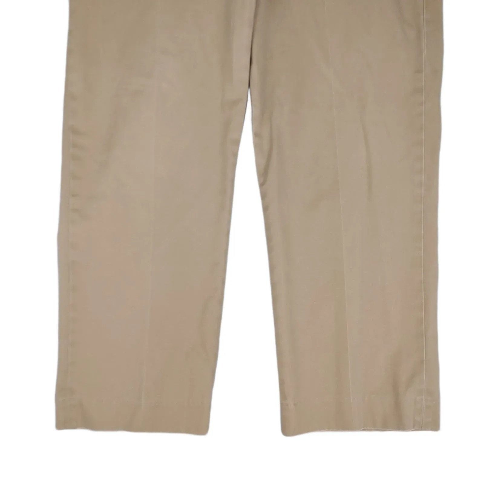 L.L. Bean LL Bean Classic Fit Men's 38x30 Flat Front Chino Tan Pants Size US 38 / EU 54 - 7 Thumbnail