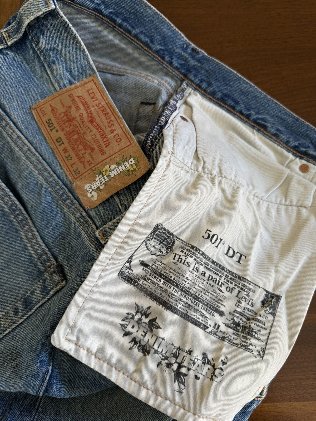 DENIM TEARS × Levi's Denim Tears x Levi’s 501 Size US 32 / EU 48 - 9 Thumbnail