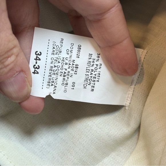 Geoffrey B. Small Geoffrey Beene Black Dress Men Pant Perfect Fit 34*34 Size US 34 / EU 50 - 8 Thumbnail