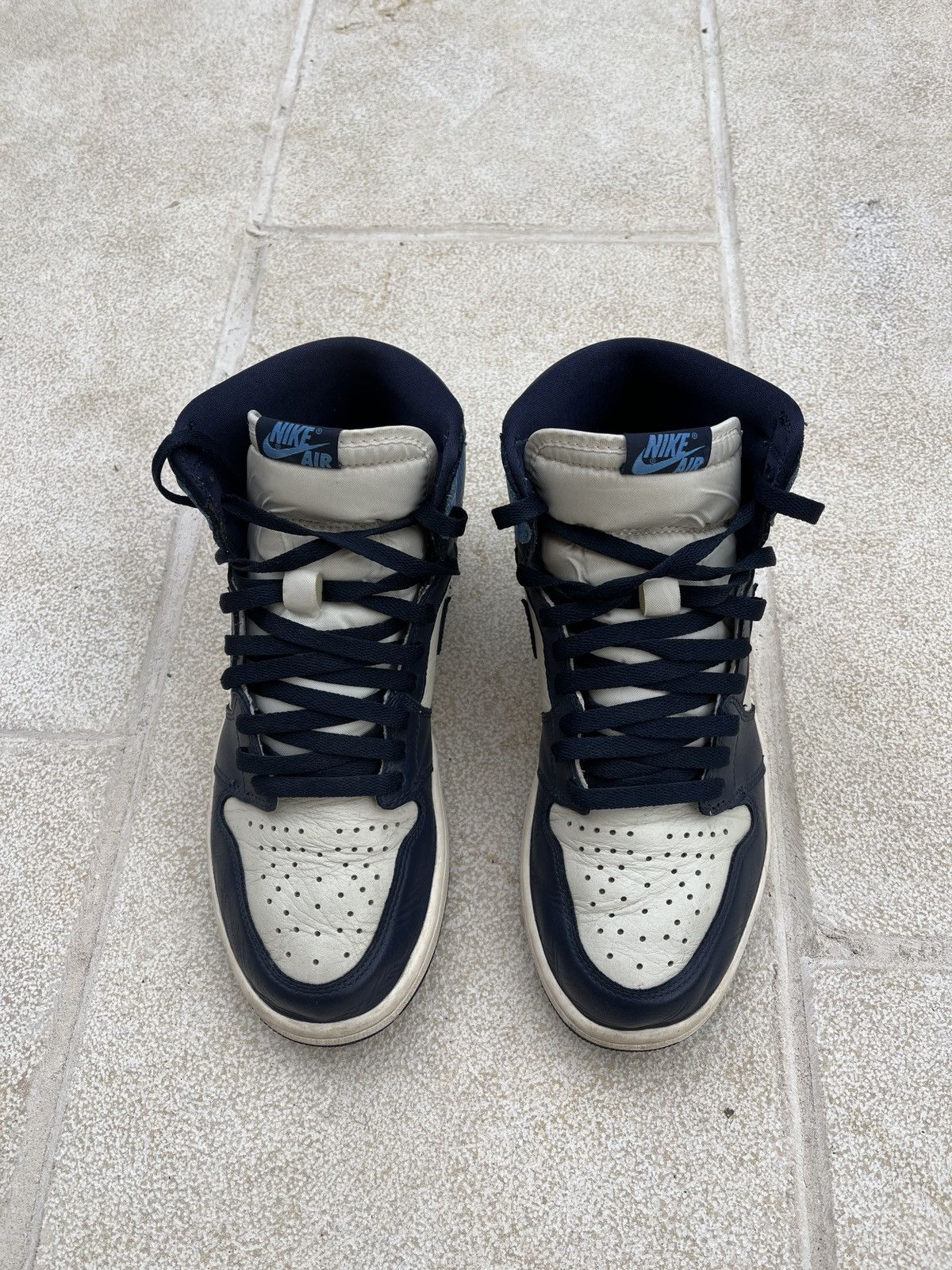 Jordan Brand × Nike JORDAN 1 OBSIDIAN SIZE 9.5 Size US 9.5 / EU 42-43 - 3 Thumbnail