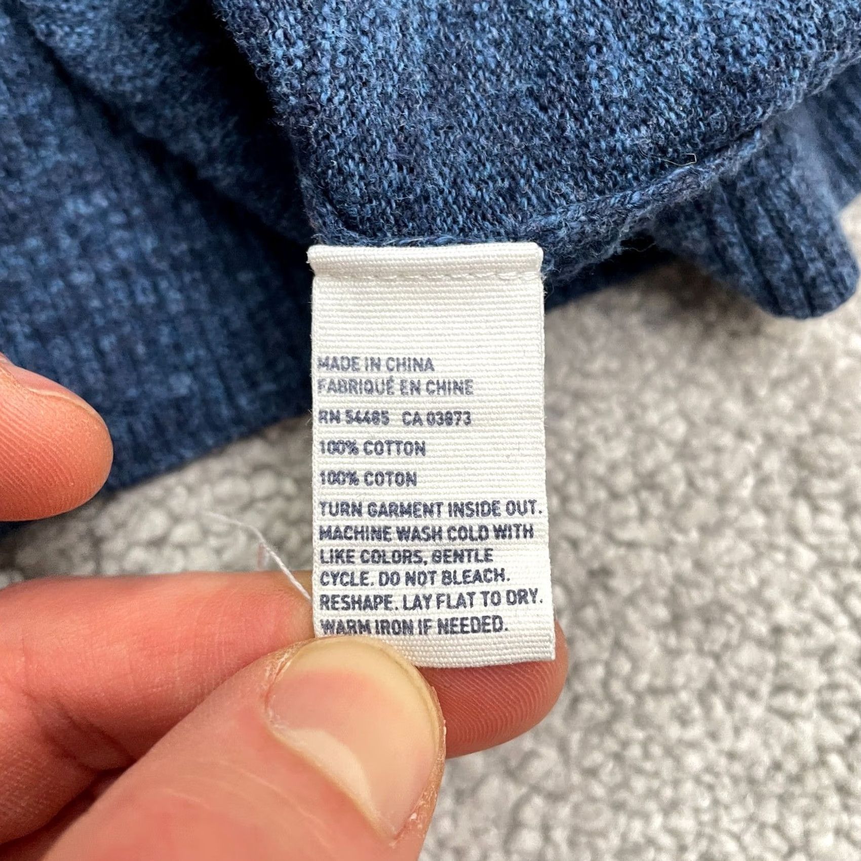 American Eagle Outfitters American Eagle Outfitters Sweater Men Large Blue Athletic Fit V-Neck Cotton Knit Pullover Size US L / EU 52-54 / 3 - 6 Thumbnail