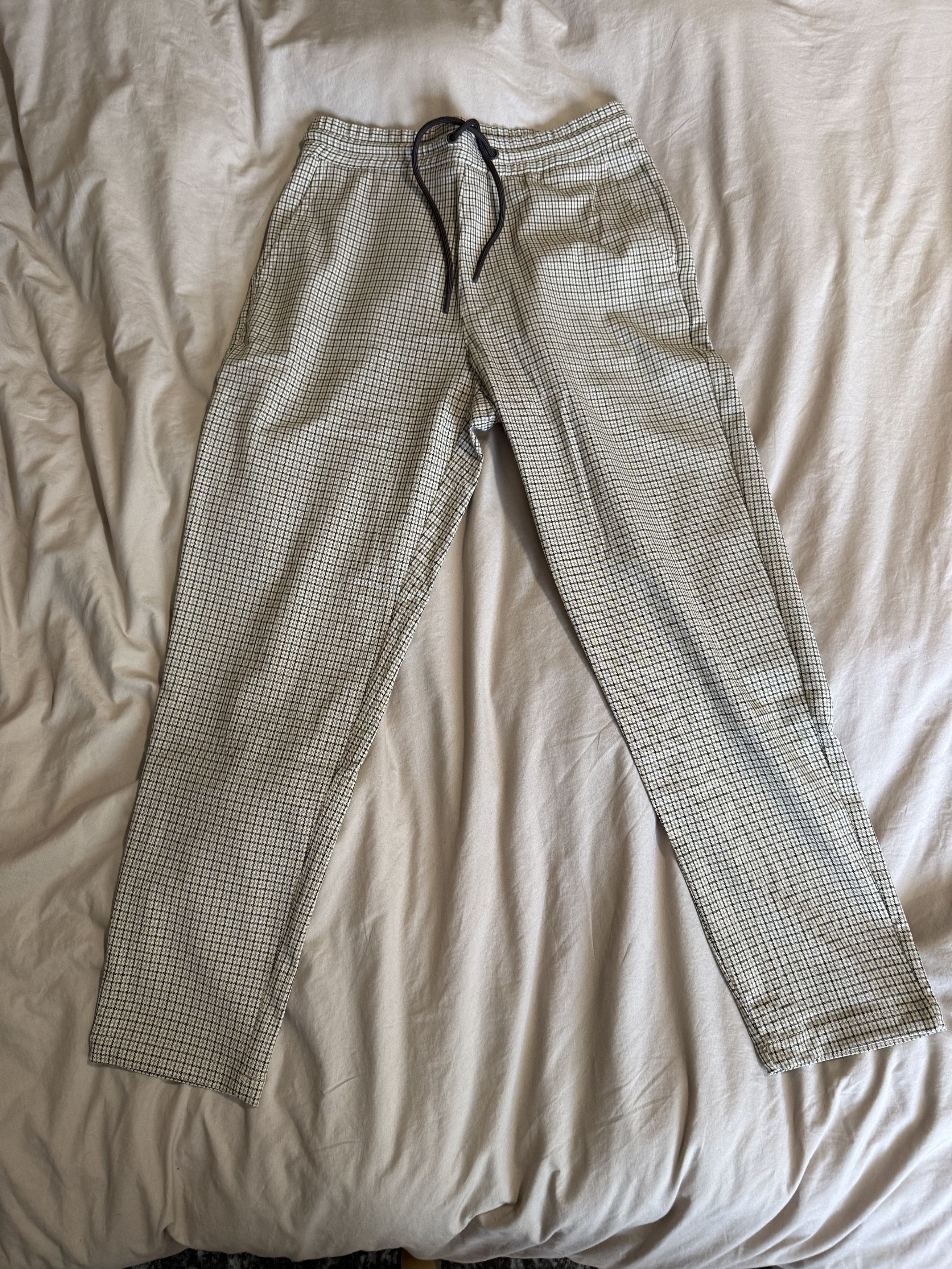 Zara Zara Plaid pant Beige Size US 31 - 1 Thumbnail