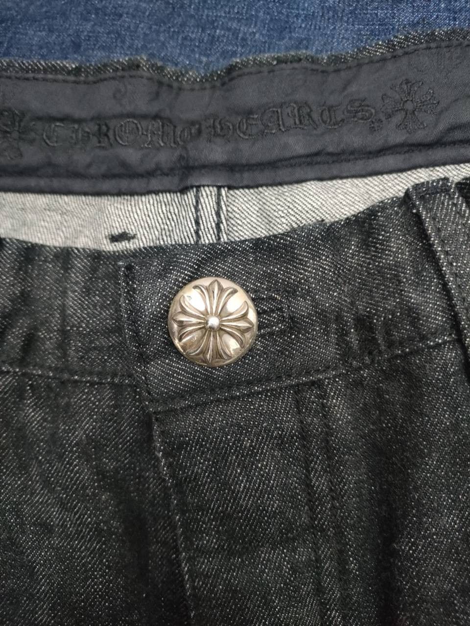 Chrome Hearts Chrome Hearts Black Star Patch Flame Knee Cargo Pants Size US 34 / EU 50 - 4 Thumbnail
