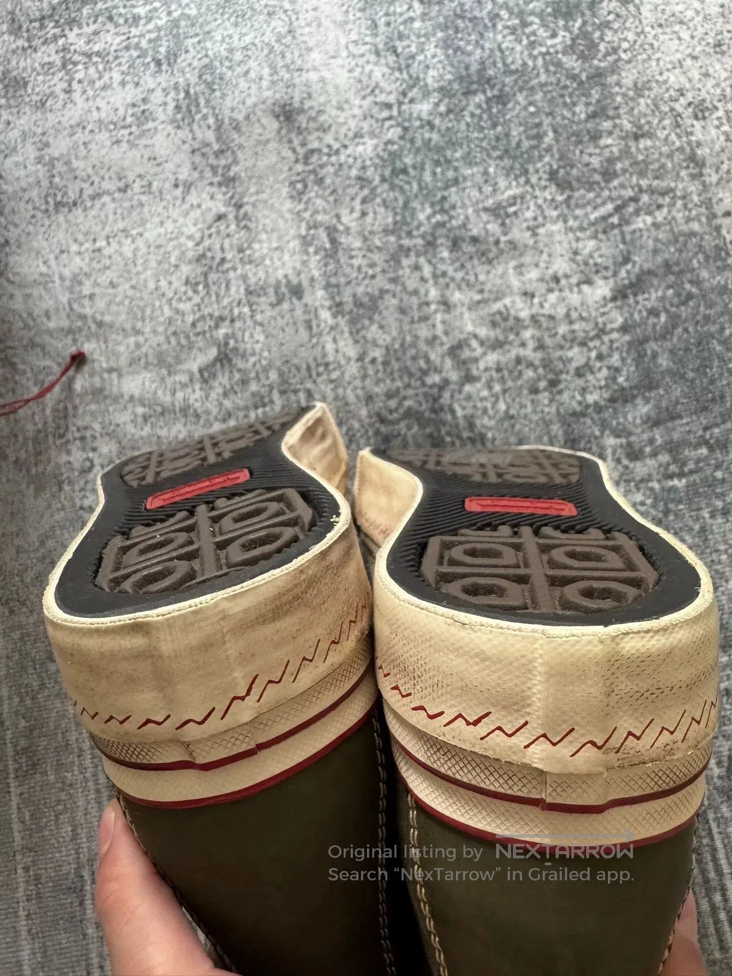 Visvim visvim high-top canvas shoes in green. Size US 9.5 / EU 42-43 - 6 Thumbnail