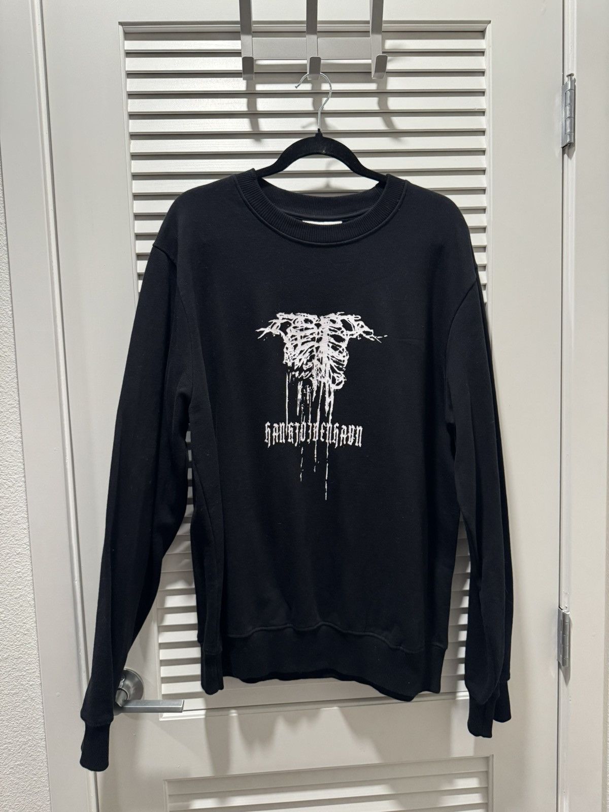 Han Kjobenhavn Black Printed Sweatshirt Size US XL / EU 56 / 4 - 1 Thumbnail