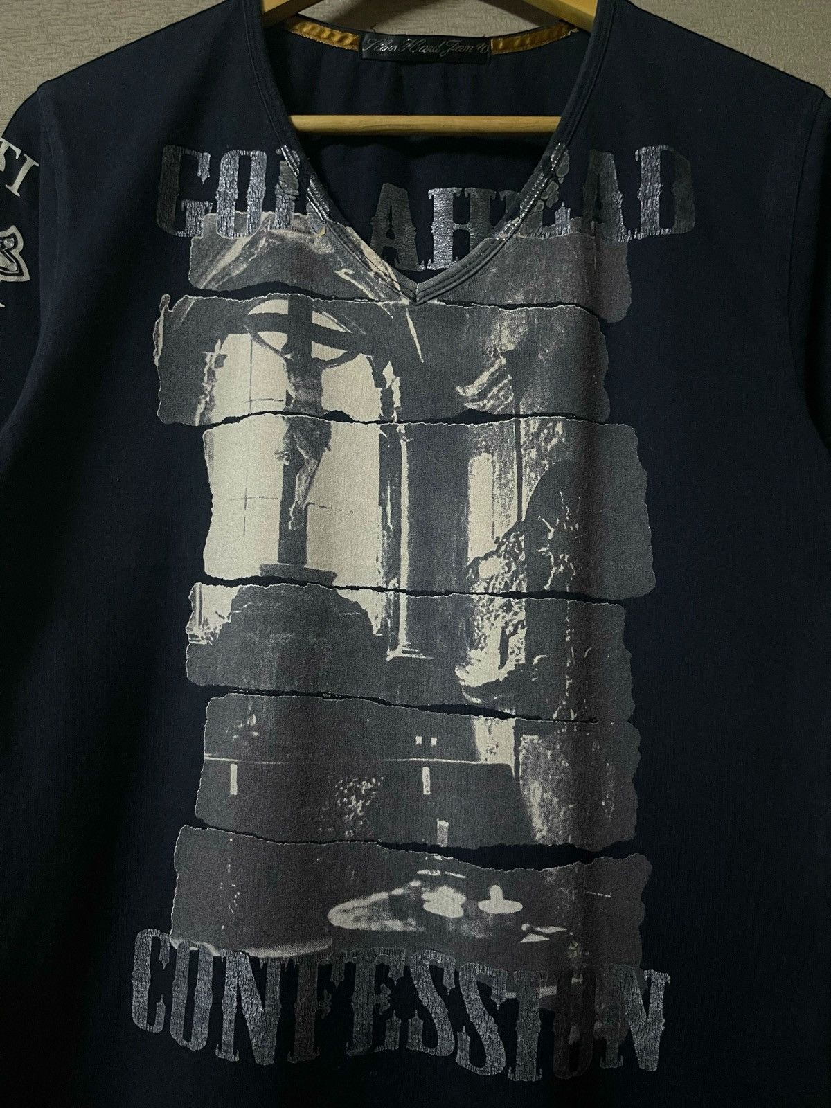 Japanese Brand Japan GOD AHEAD CONFESSION Grunge Style Tshirt Size US M / EU 48-50 / 2 - 2 Thumbnail