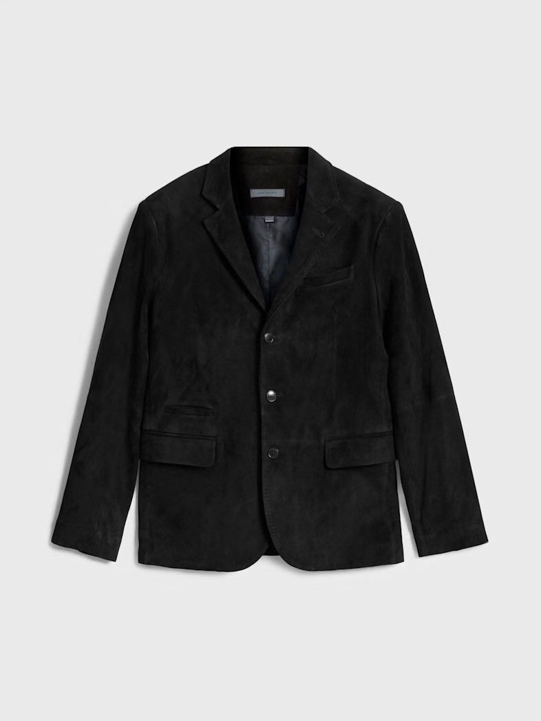 John Varvatos Rind Suede Jacket EU 50 USA 40 Size US M / EU 48-50 / 2 - 2 Thumbnail