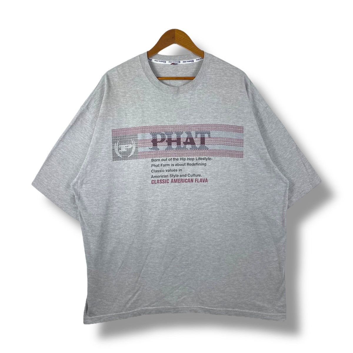 Phat Farm × Vintage Vintage 00's PHAT FARM Hip-Hop Wear Apparel Tee Shirt Size US XL / EU 56 / 4 - 1 Thumbnail