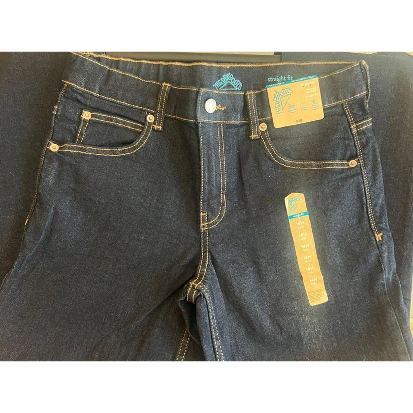Other Thereabouts Boys Husky Straight Fit Jeans Size US 26 / EU 42 - 2 Thumbnail