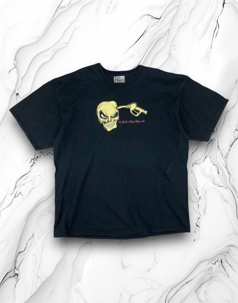 Band Tees Vintage Crazy Rock n Race Scull T Shirt Size XXL Size US XXL / EU 58 / 5 - 1 Thumbnail