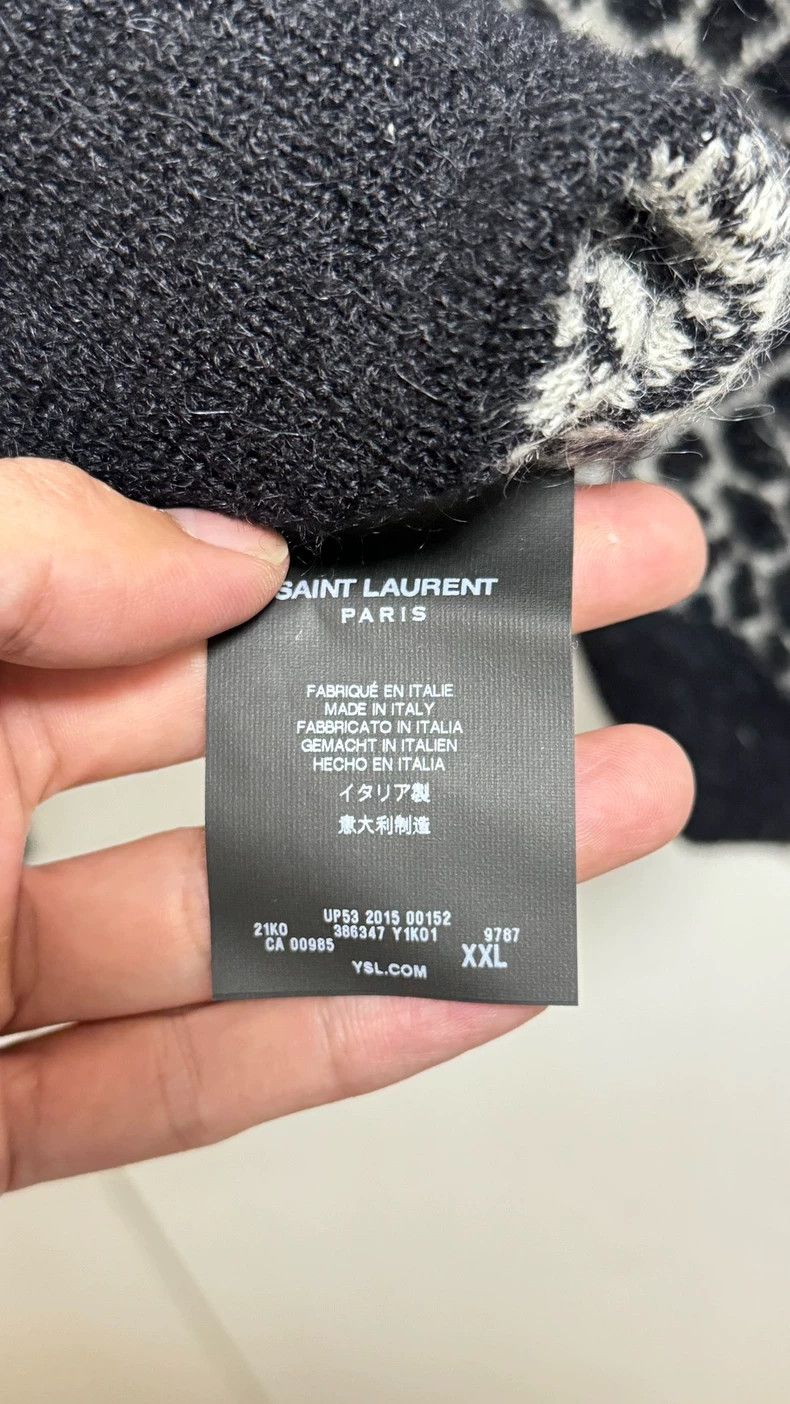Saint Laurent Paris Saint Laurent Paris Leopard Sweater Size US XXL / EU 58 / 5 - 3 Thumbnail
