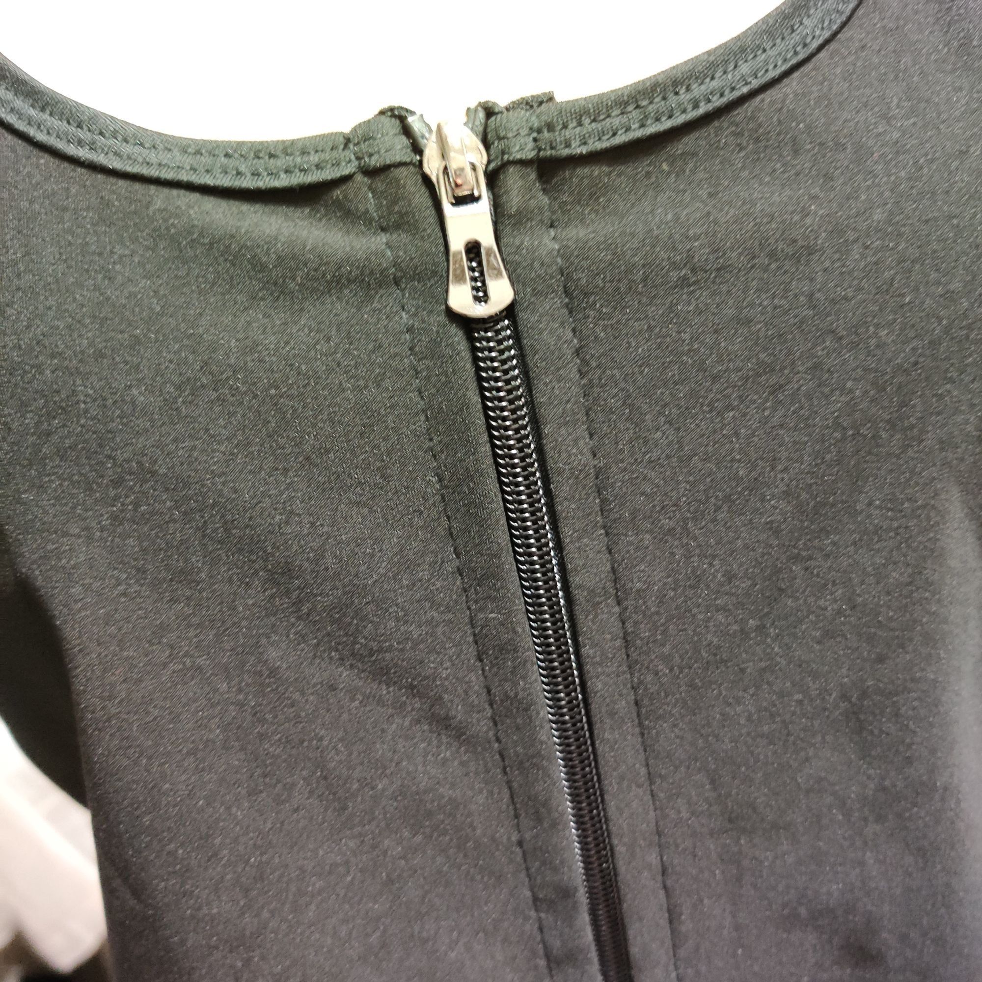 Other Sweat Sauna Vest XXL Womens Tank Top Black Gold Zip Compress Size XXL / US 16-18 / IT 52-54 - 4 Thumbnail