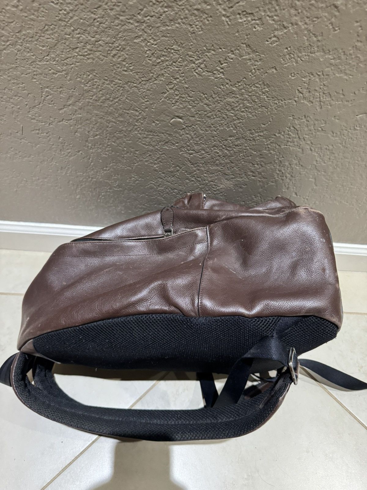 Coach 2000s Vintage Coach Leather Backpack Brown Worn Scuffs Size ONE SIZE - 6 Thumbnail