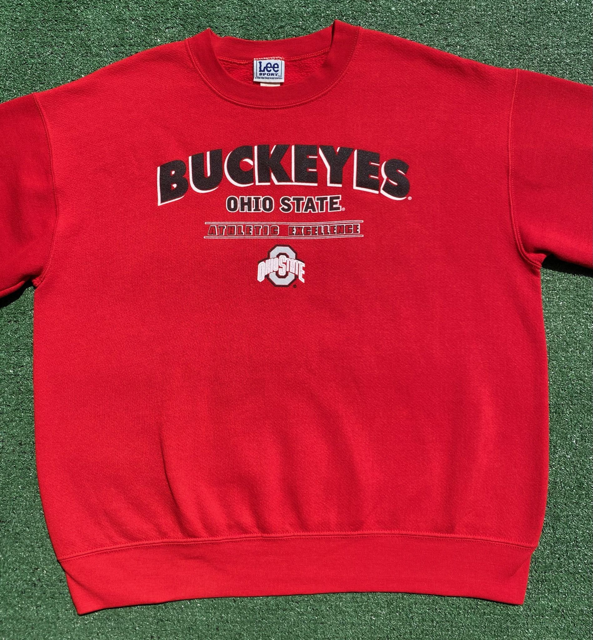 Lee 90’s Lee Sports Ohio State Buckeyes Red Sweatshirt Men’s XL Size US XL / EU 56 / 4 - 3 Thumbnail