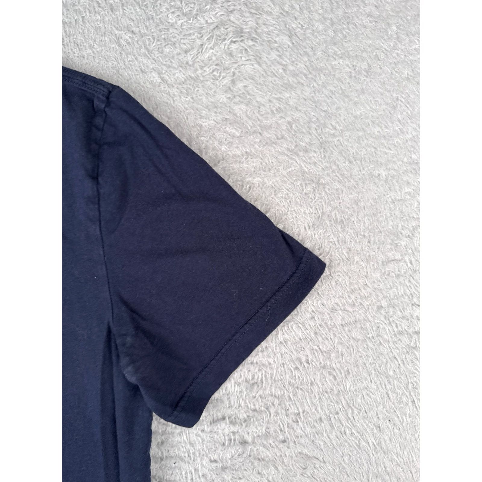 Tommy Hilfiger VINTAGE Tommy Hilfiger Shirt Adult Large Blue Crew Neck Short Sleeve 100% Cotton READ Size US L / EU 52-54 / 3 - 2 Thumbnail