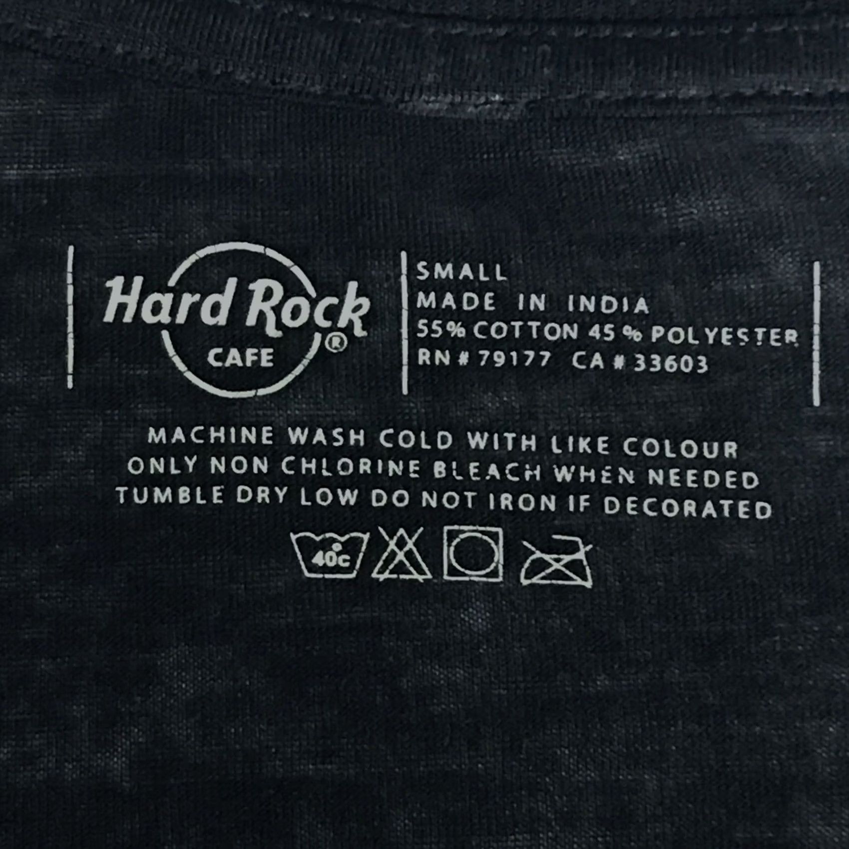 Hard Rock Cafe Hard Rock Cafe Women T-Shirt Charcoal Black Boston Studded-Style Short Sleeve S Shirt Mens? Size S / US 4 / IT 40 - 2 Thumbnail