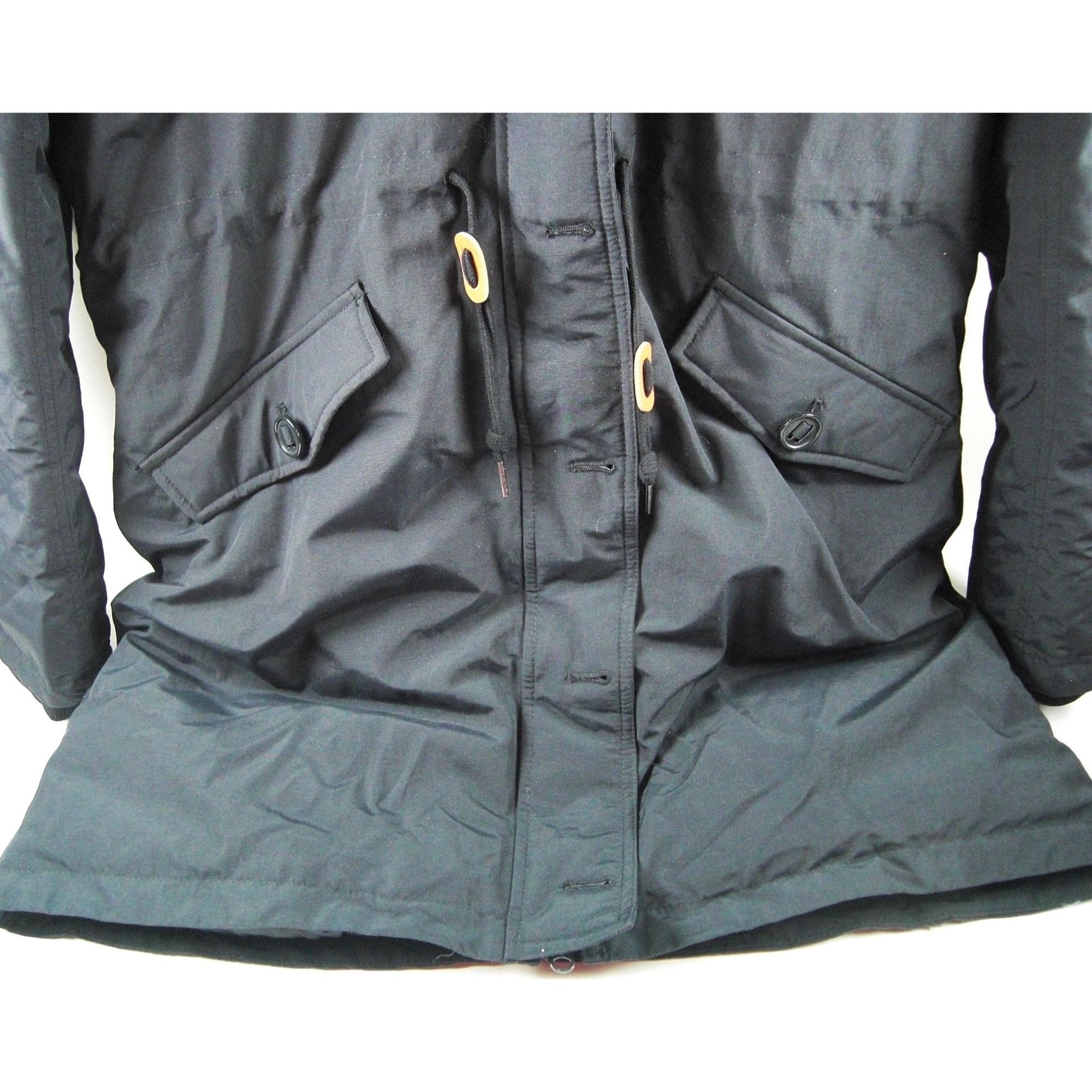 Other Coat Women's Winter Hooded Black Large Waterproof Down 3/4 J Size L / US 10 / IT 46 - 2 Thumbnail