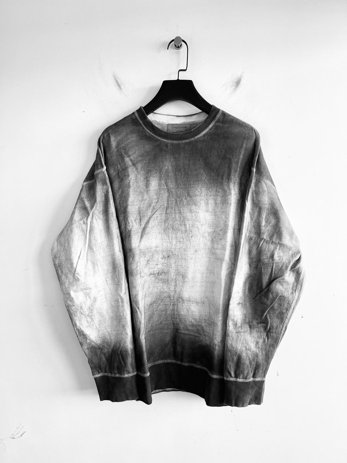 Yohji Yamamoto Yohji Yamamoto POUR HOMME - JERSEY PIGMENT SPRAY KNIT SHIRT Size US L / EU 52-54 / 3 - 1 Thumbnail