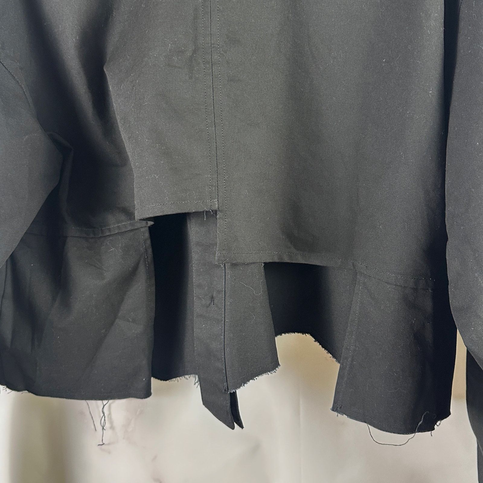 Ader Error F/W19 Black Cropped Button-Up Shirt Size US S / EU 44-46 / 1 - 4 Thumbnail