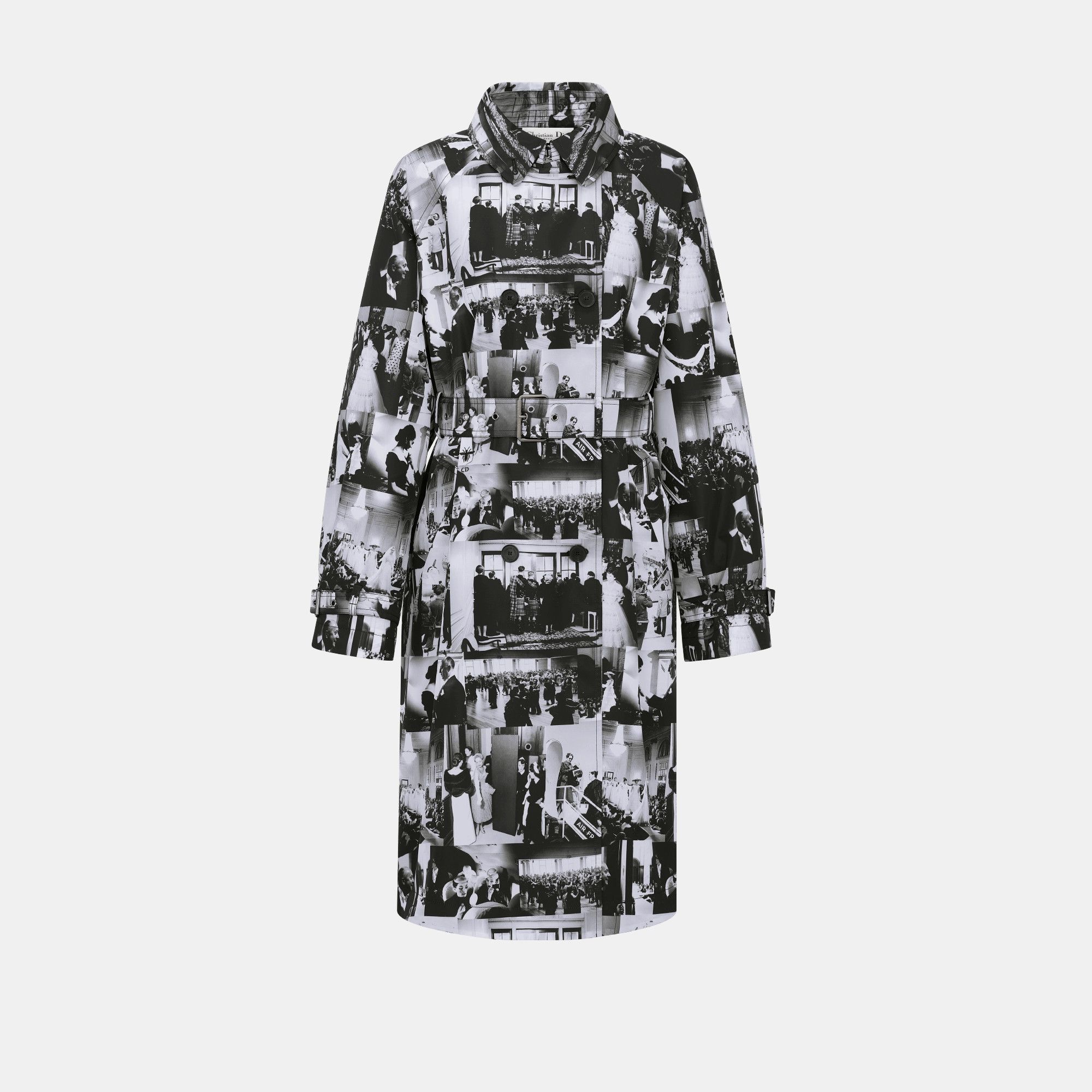 Dior o1bcso1str0126 Coats in Black and White Size L / US 10 / IT 46 - 1 Preview