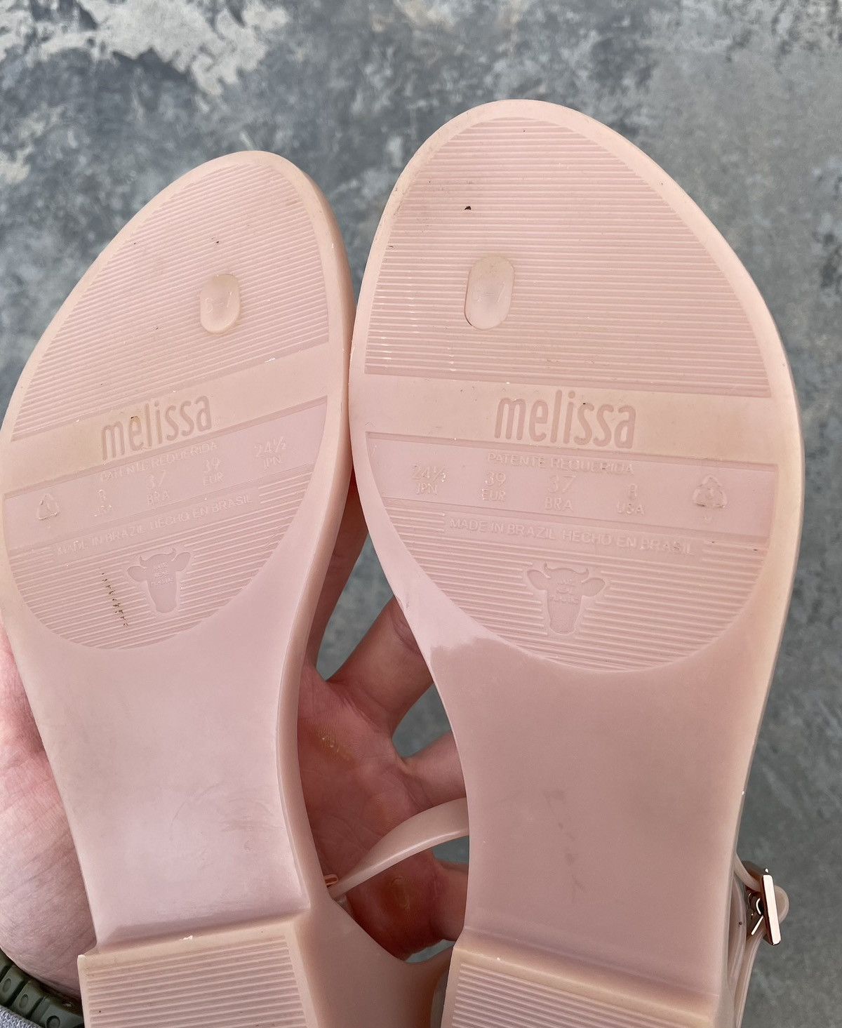 Melissa Vivienne Westwood x Melissa Vintage Orb Flip Floops Sandals Size US 9 / IT 39 - 5 Thumbnail