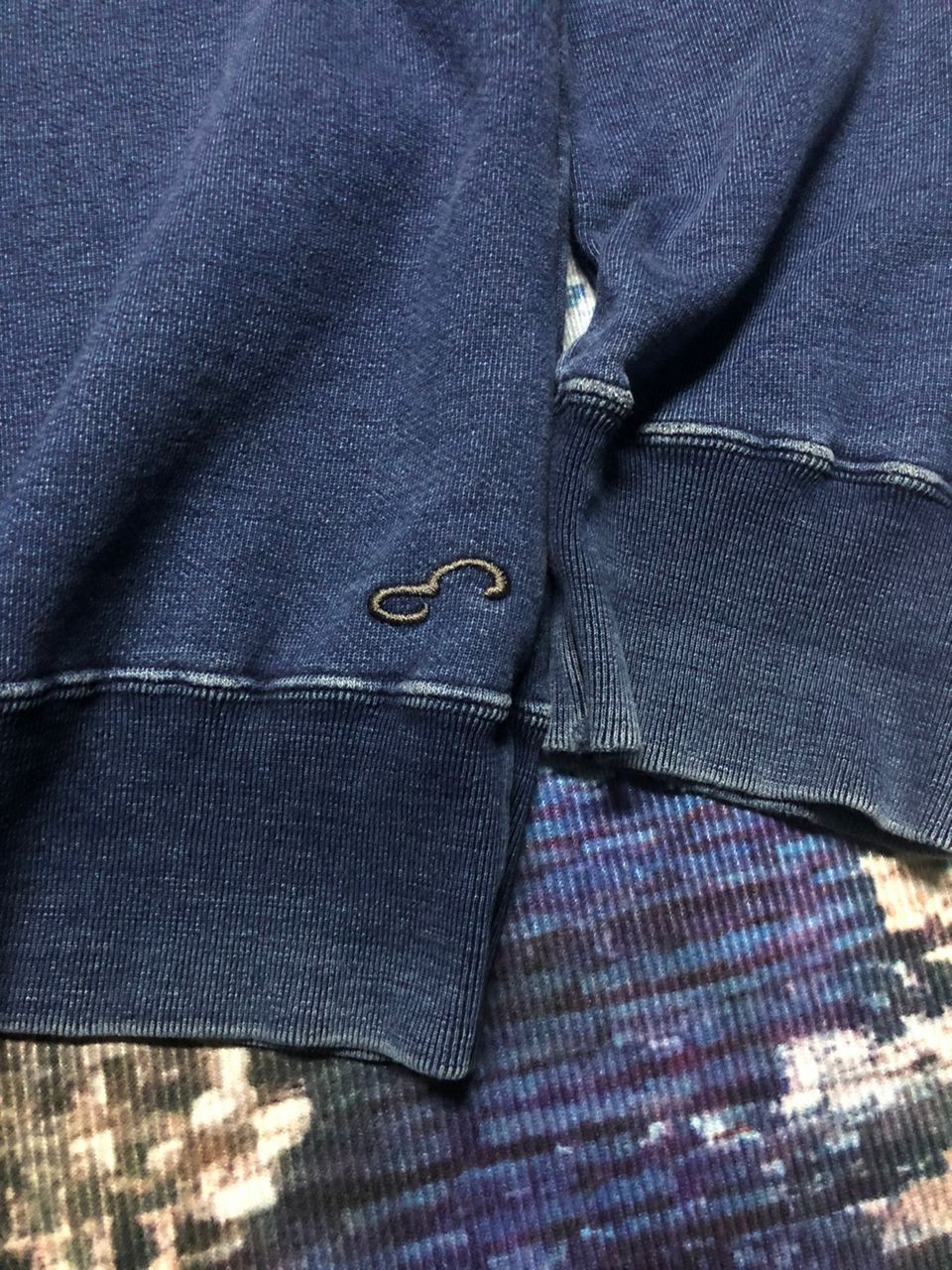 Japanese Brand Vintage 90s Milwork Fishing Camp'97' Indigo Sweatshirt Size US L / EU 52-54 / 3 - 12 Thumbnail